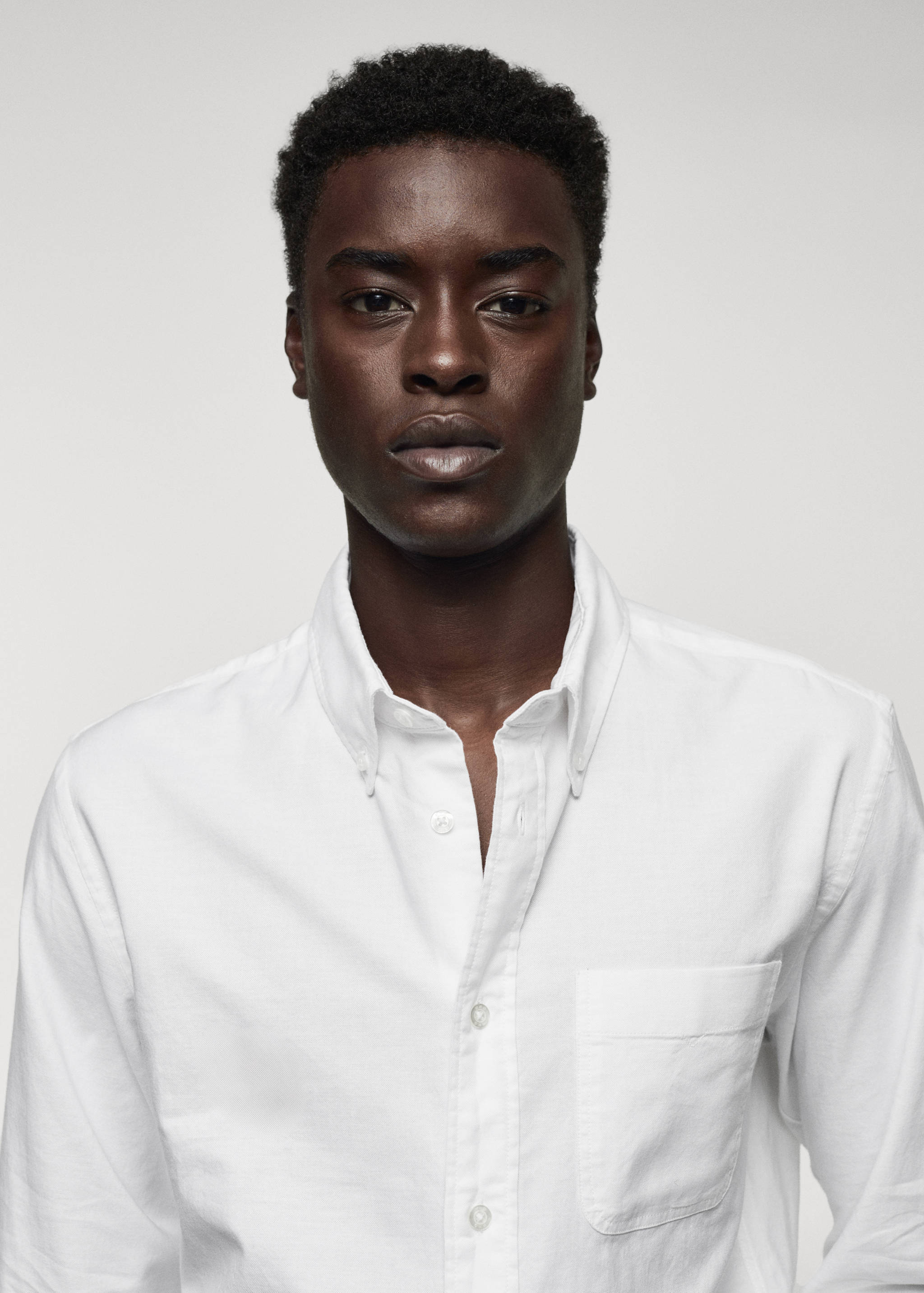 Chemise regular fit coton Oxford - Détail de l'article 1