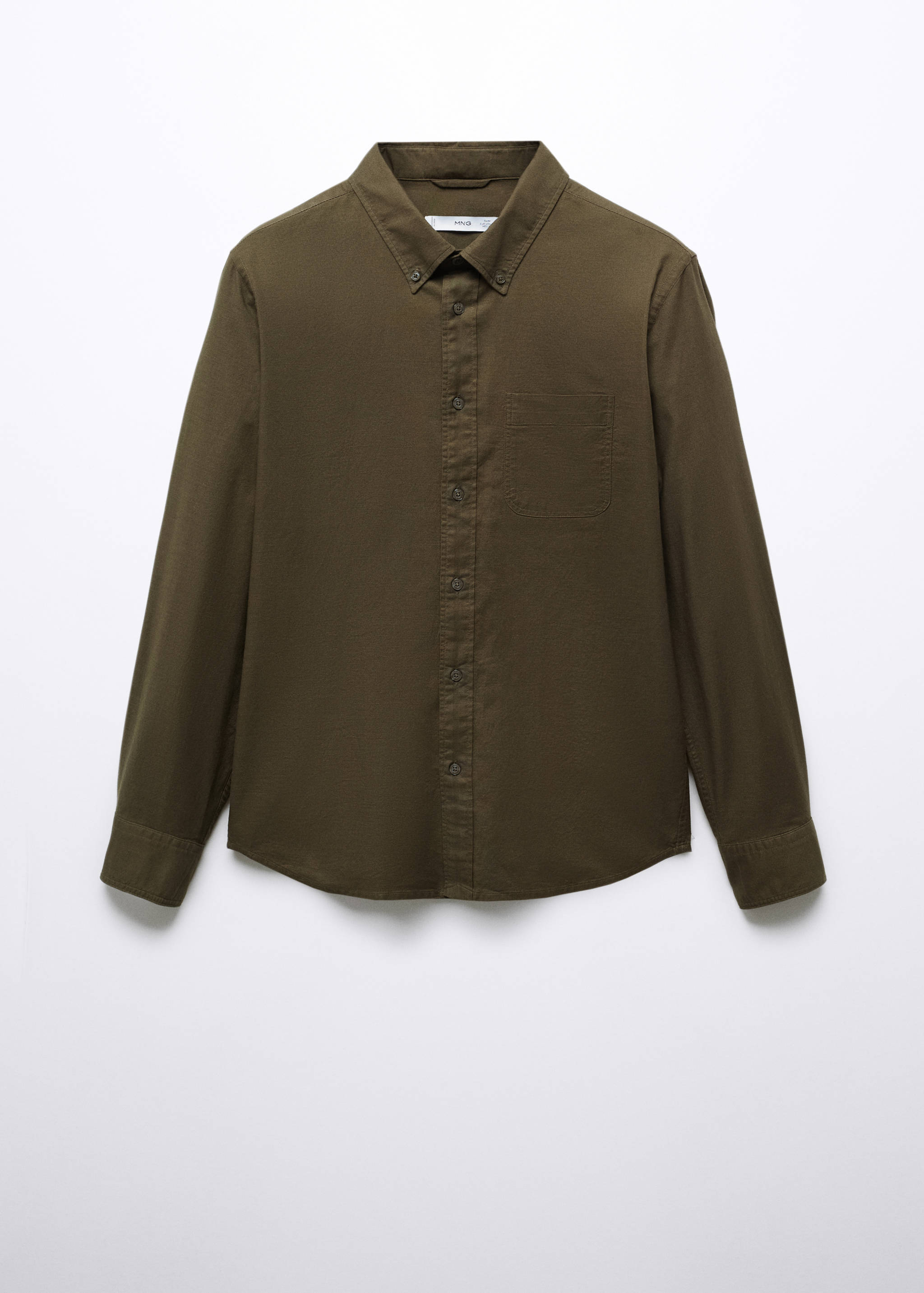 Chemise regular fit coton Oxford - Article sans modèle