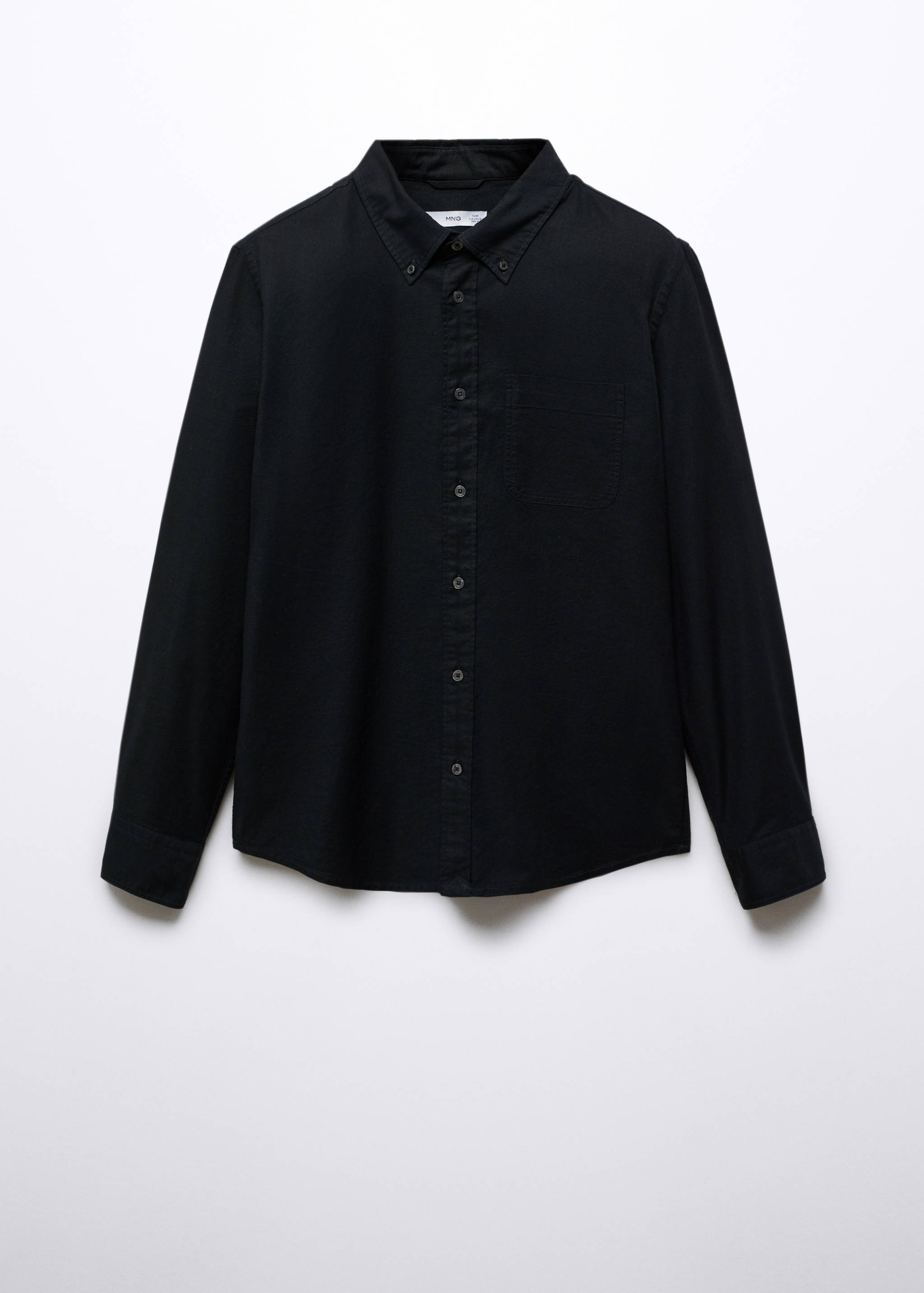 Хлопковая рубашка оксфорд regular fit - Изделие без модели