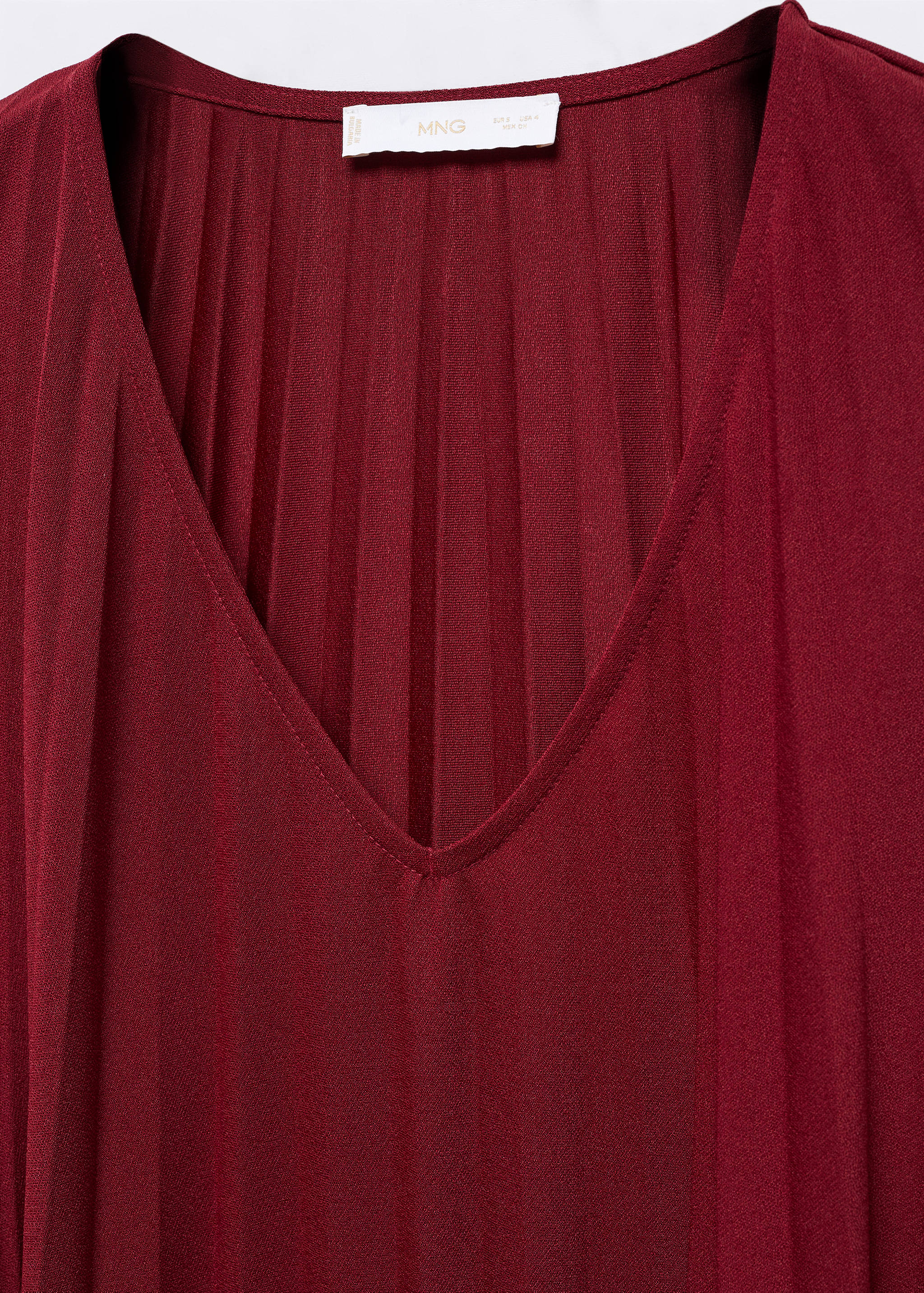 Pleated midi dress - Details of the article 8