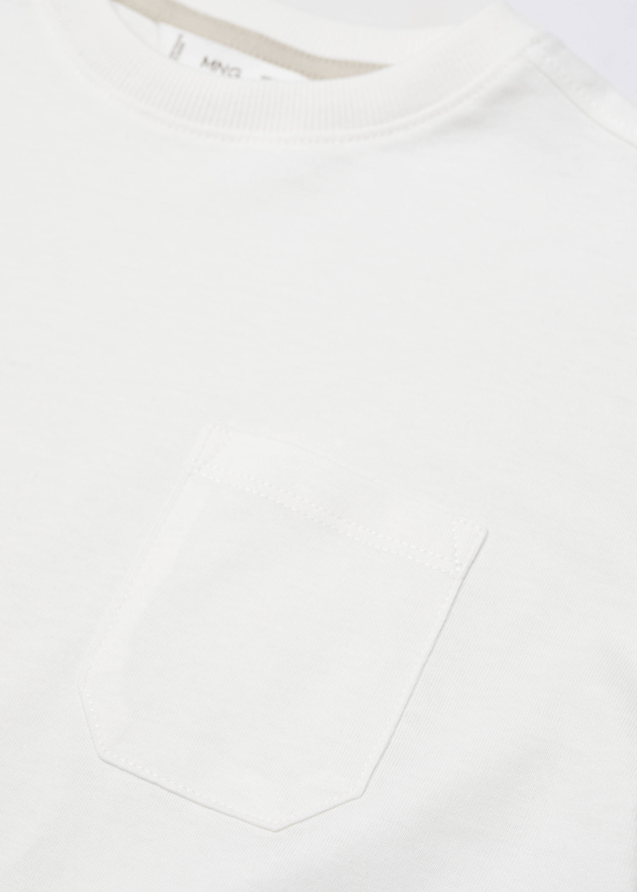 T-shirt de algodão de manga comprida - Pormenor do artigo 8