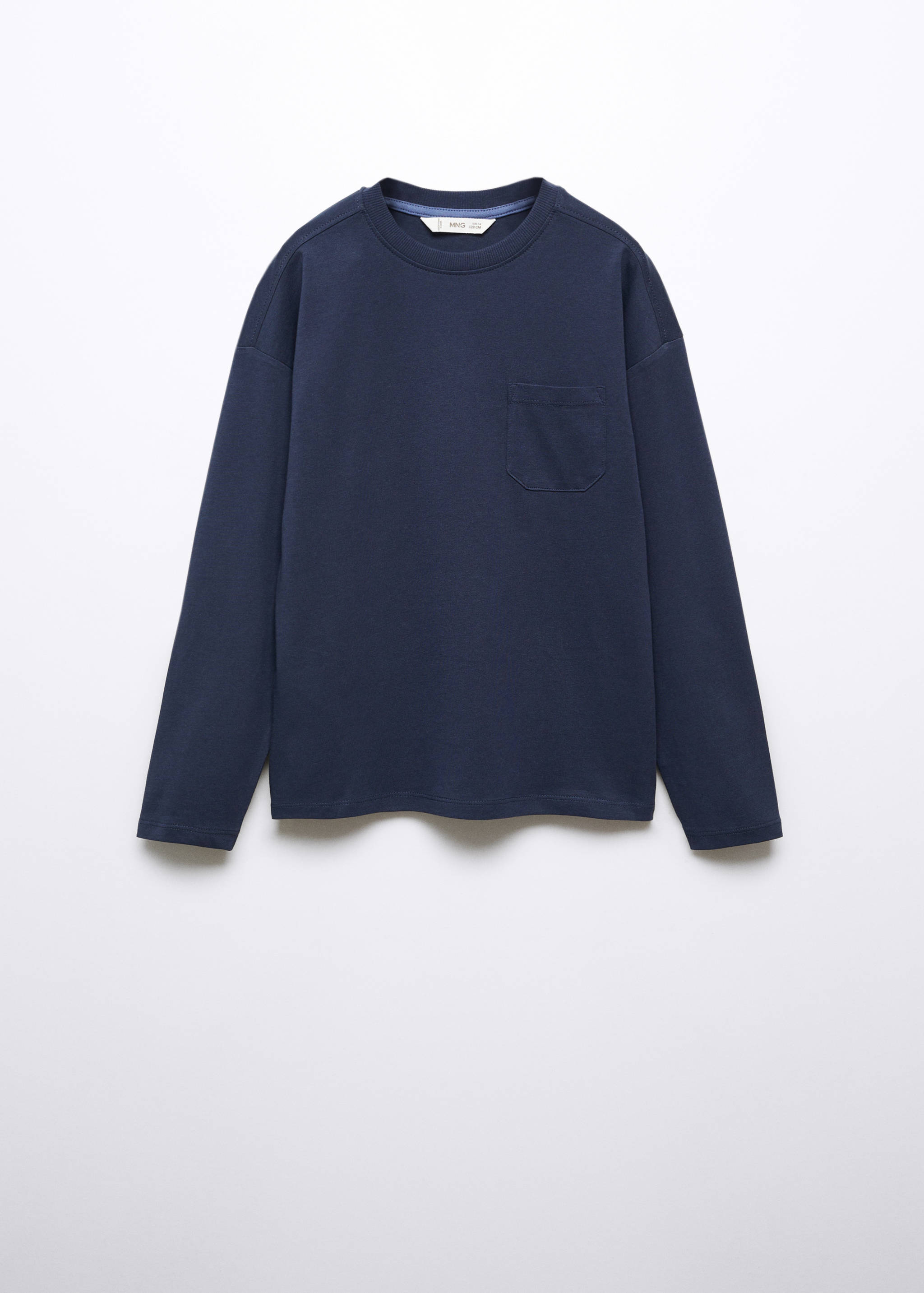 T-shirt de algodão de manga comprida - Artigo sem modelo