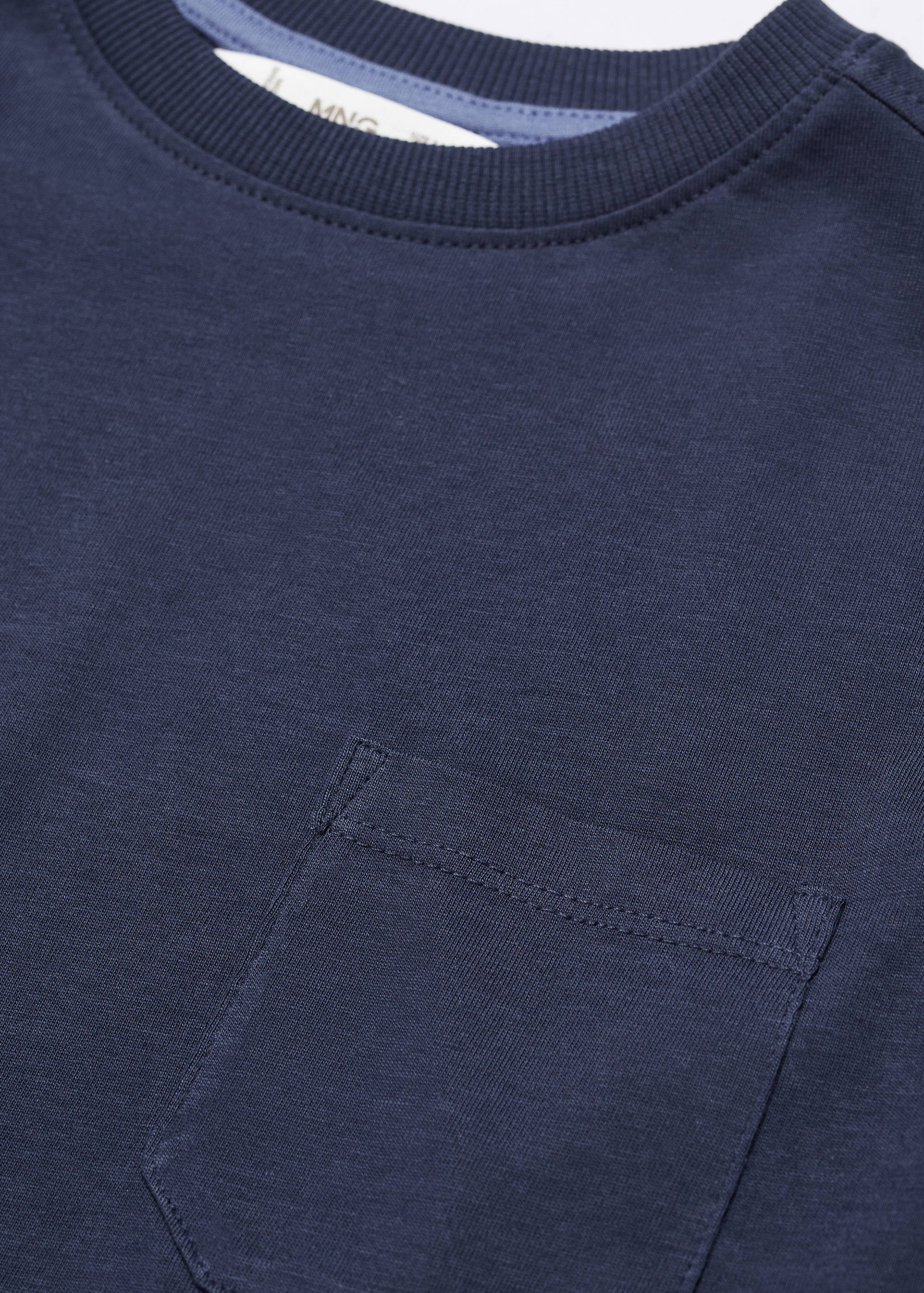 T-shirt de algodão de manga comprida - Pormenor do artigo 8