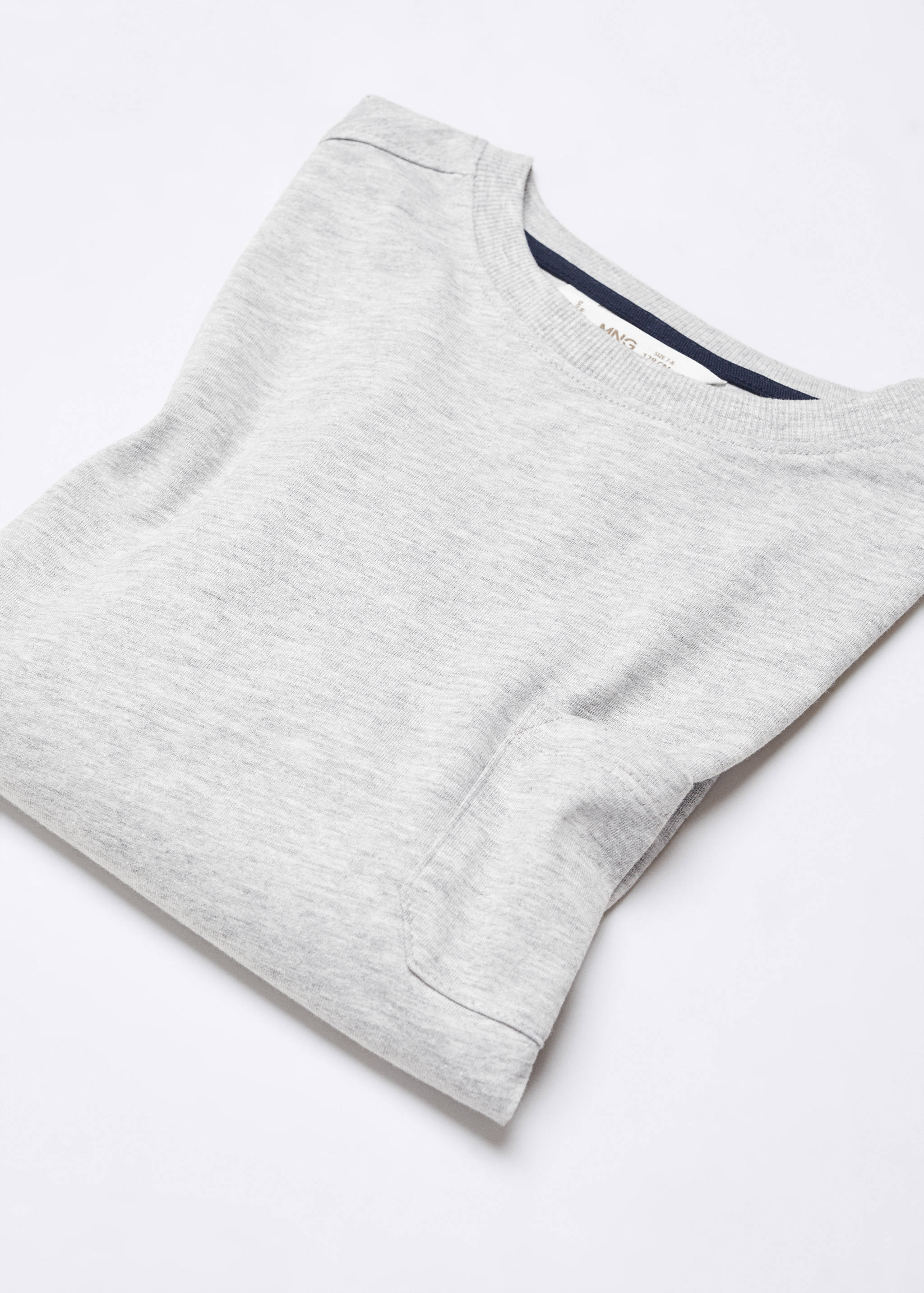 T-shirt de algodão de manga comprida - Pormenor do artigo 8