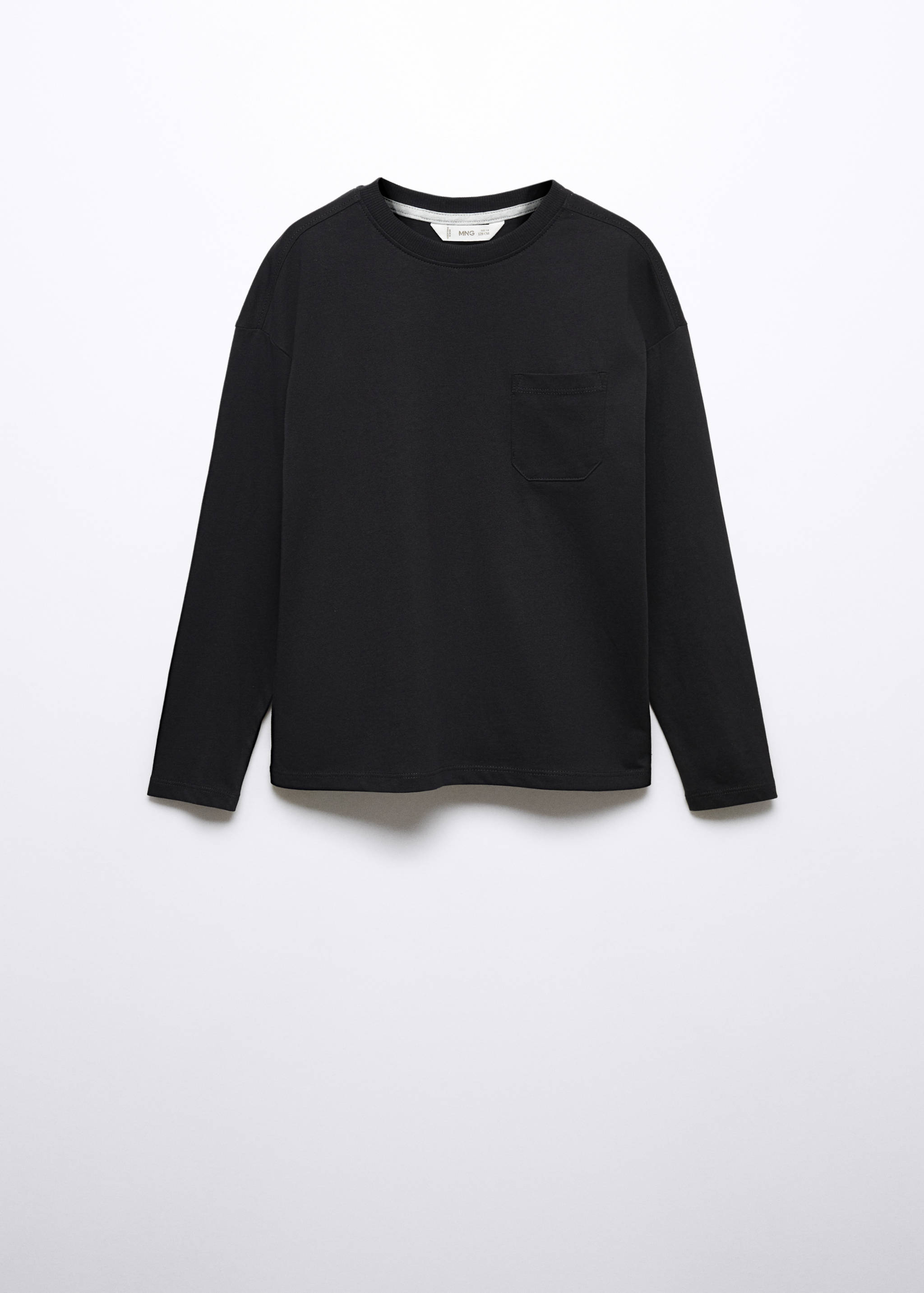 T-shirt de algodão de manga comprida - Artigo sem modelo