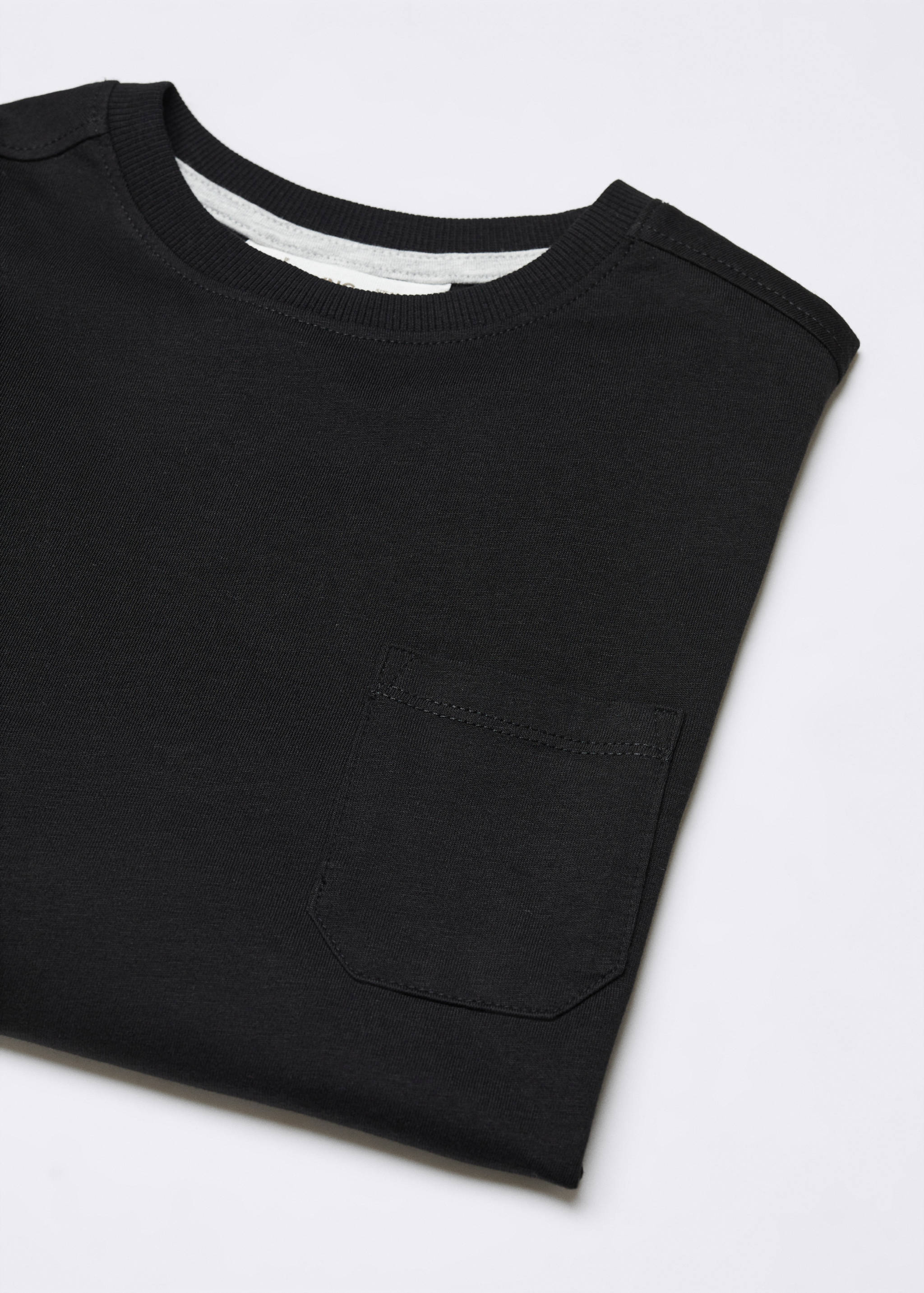 T-shirt de algodão de manga comprida - Pormenor do artigo 8