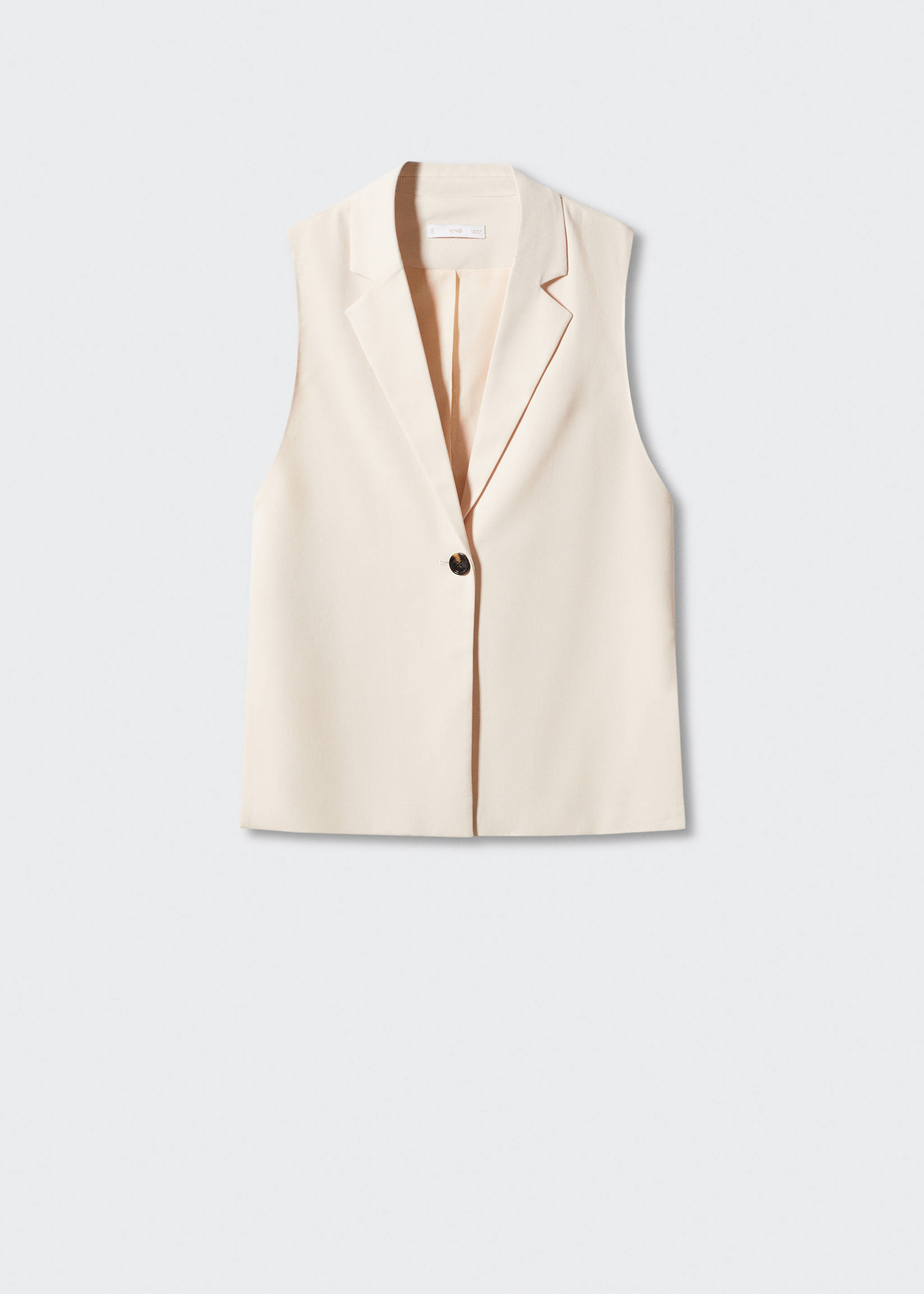 Lange gilet met splitten - Artikel zonder model