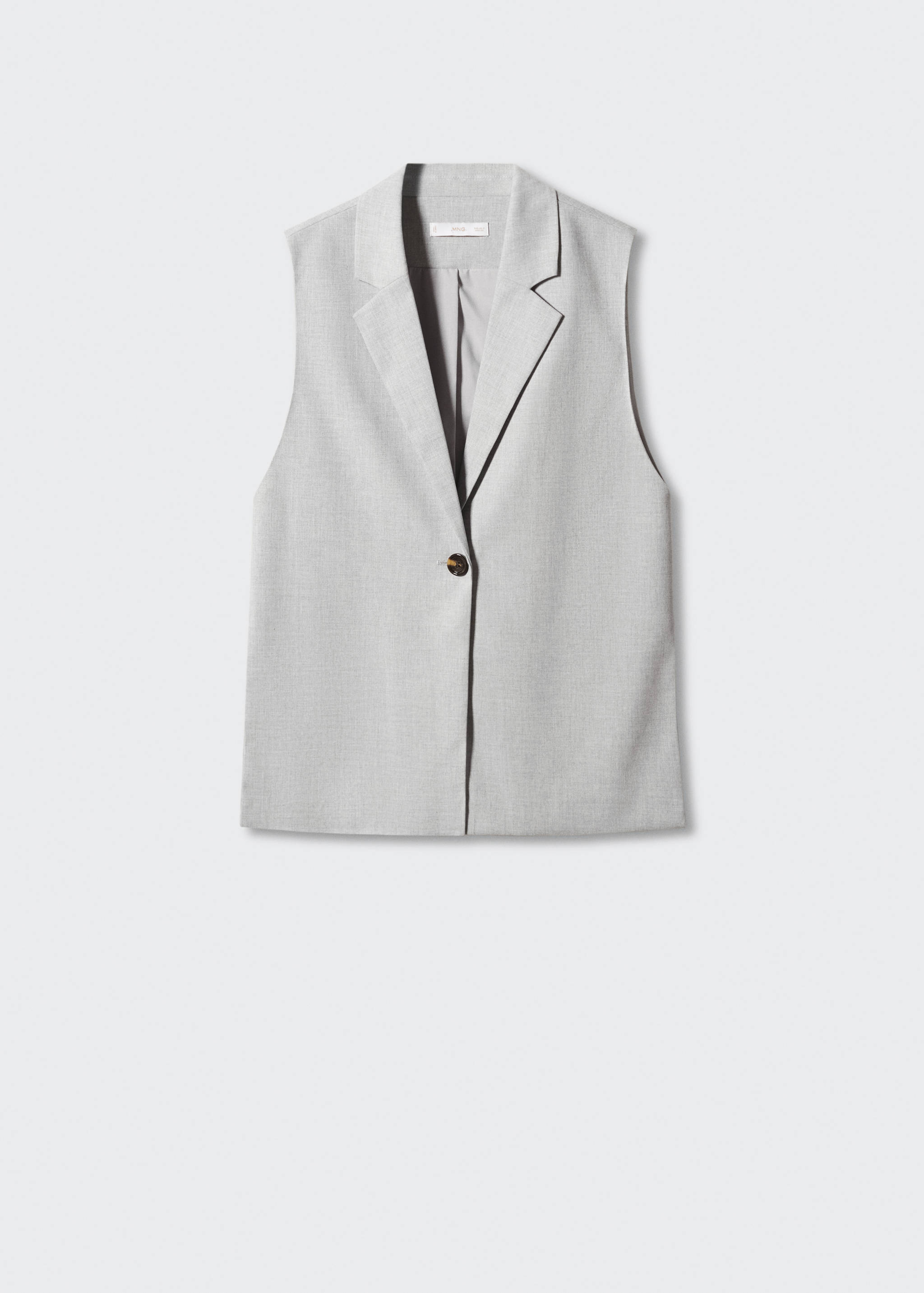 Lange gilet met splitten - Artikel zonder model