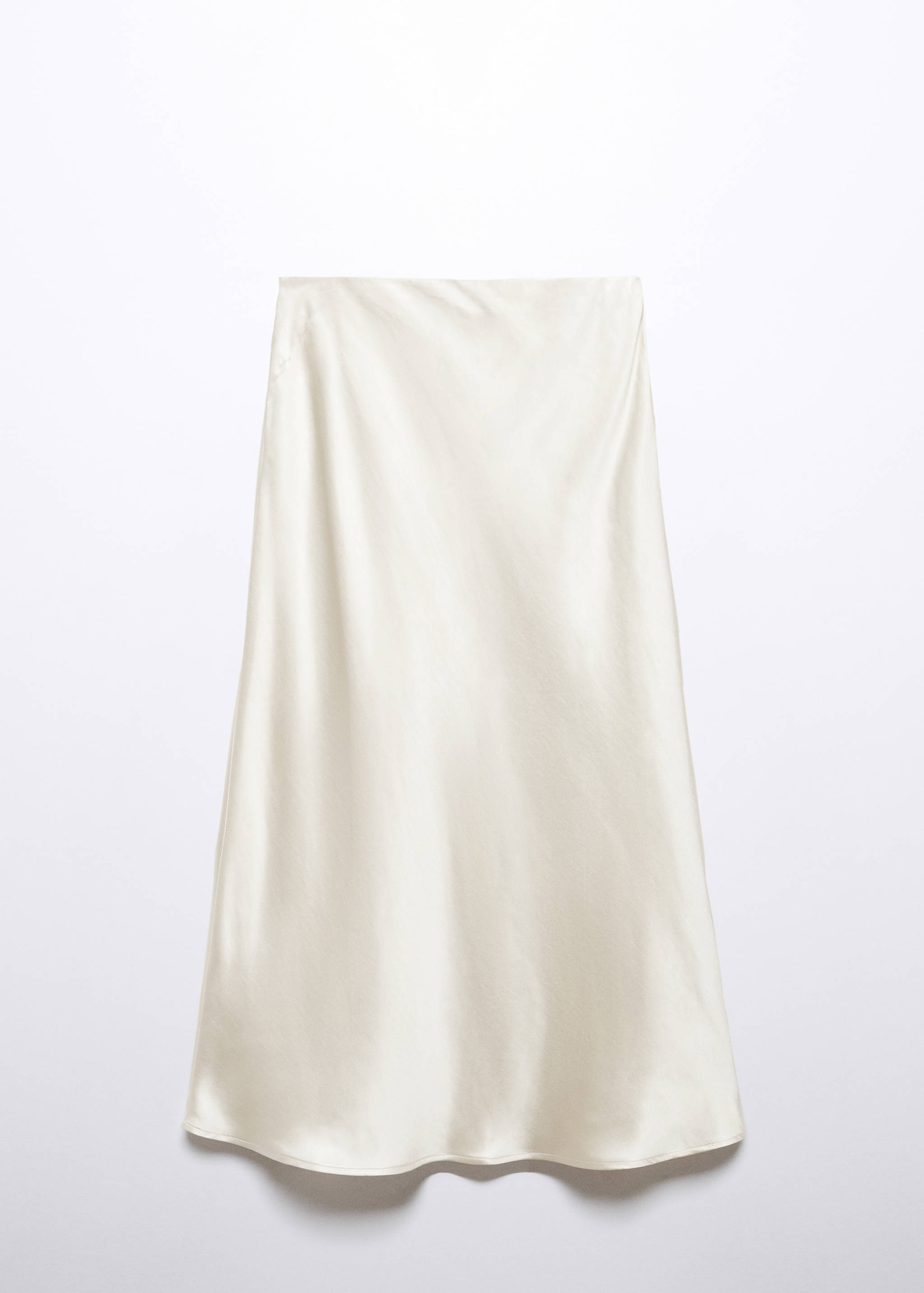 Midi satin skirt - Article without model