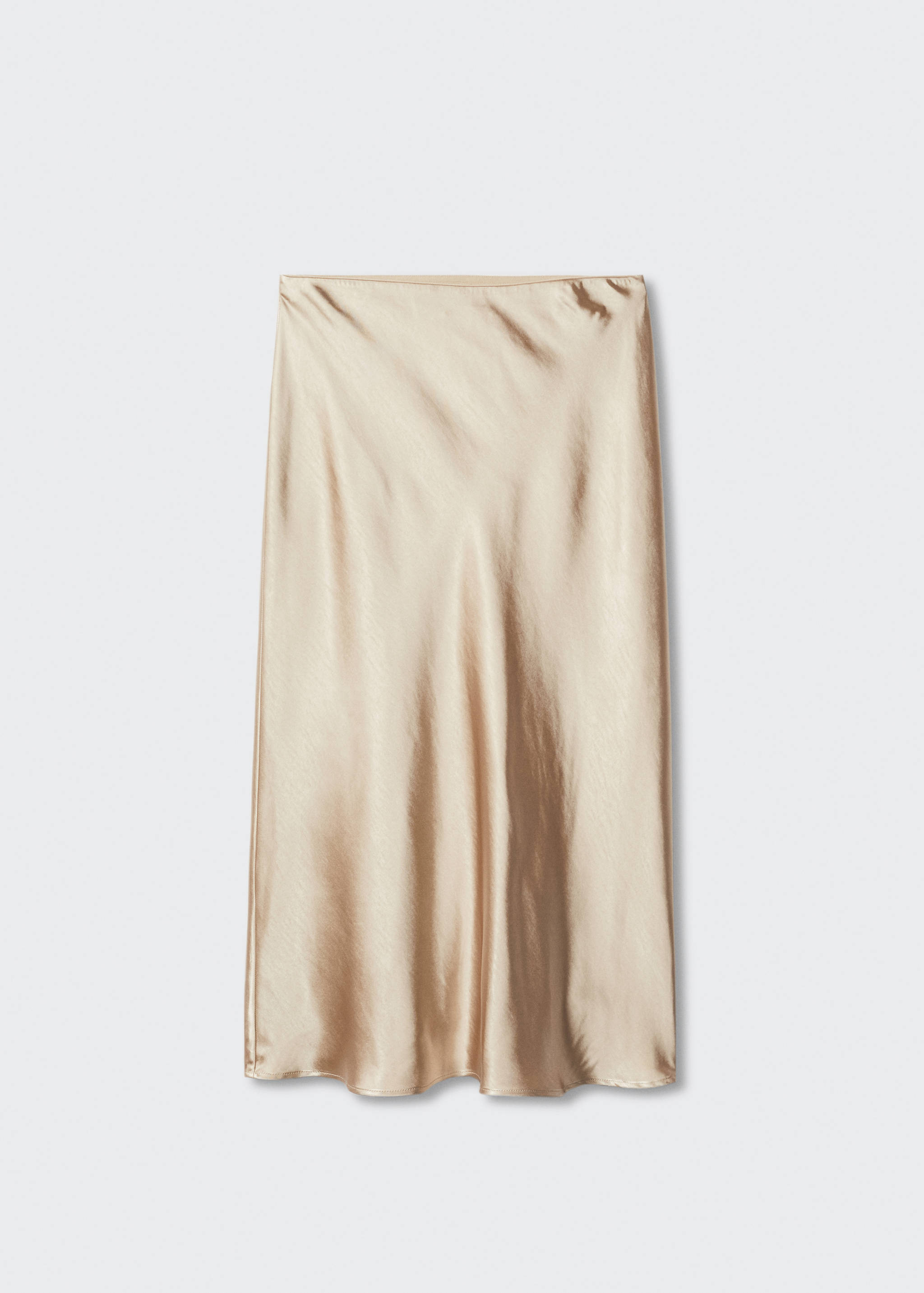 Midi satin skirt - Article without model