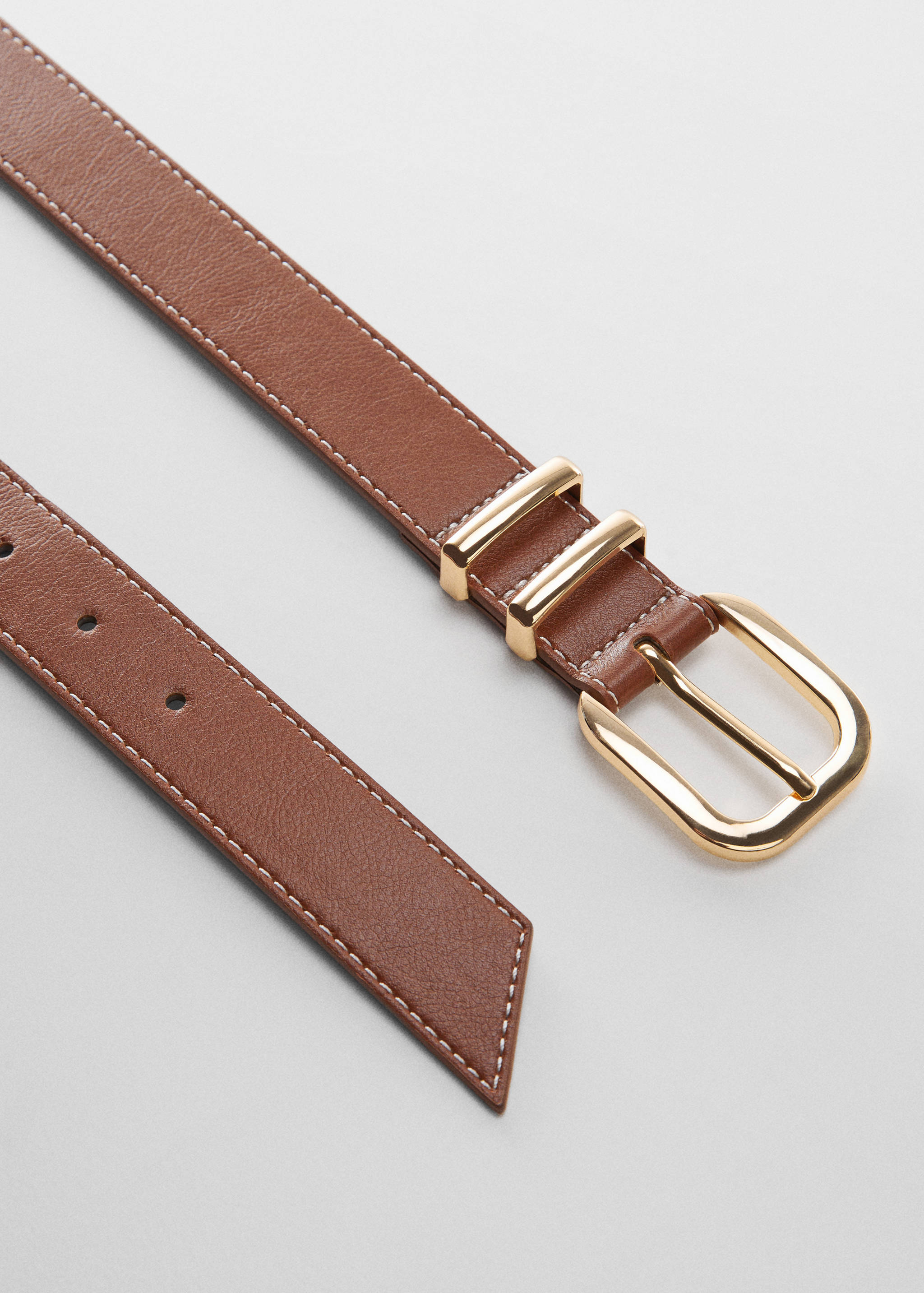 Square buckle belt - Medium plane