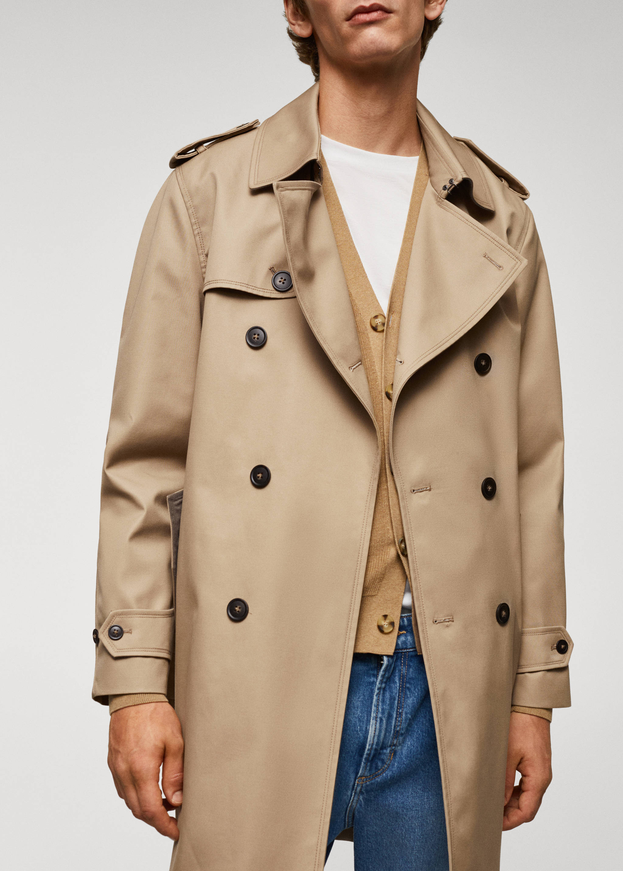 Classic water-repellent trench coat - Details of the article 4