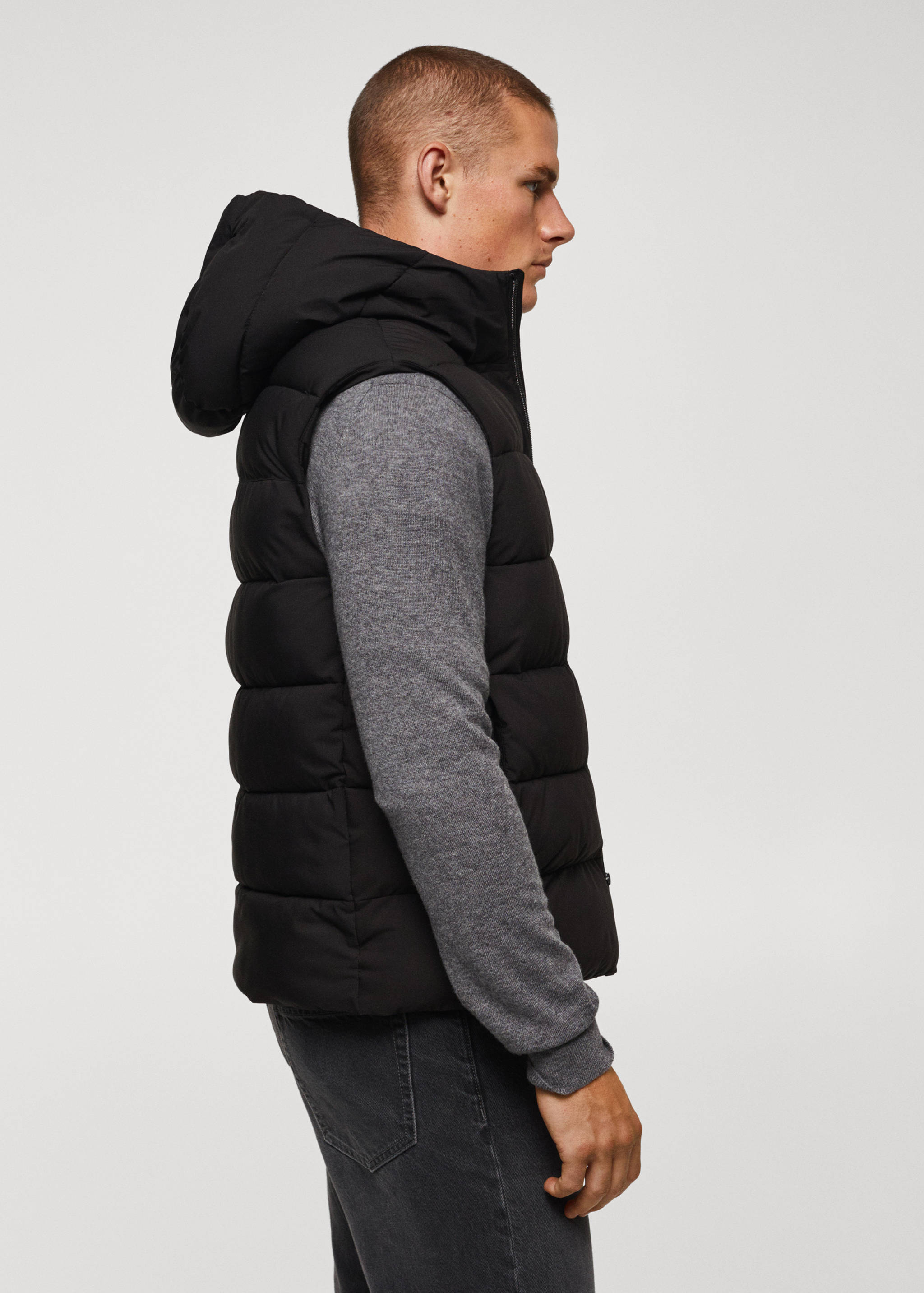 Thermoregulating waterproof quilted gilet - Details of the article 2