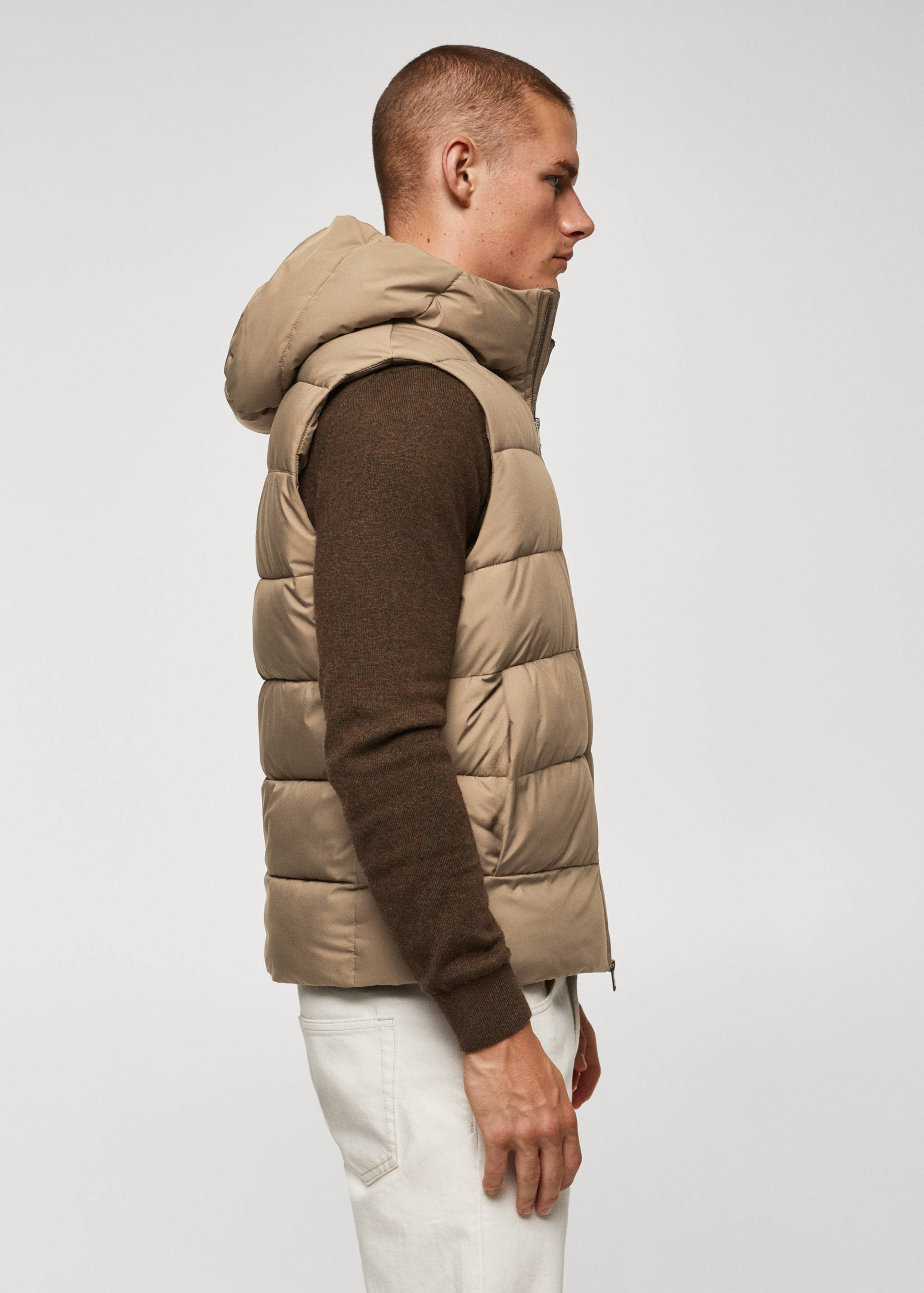 Thermoregulating waterproof quilted gilet - Details of the article 4