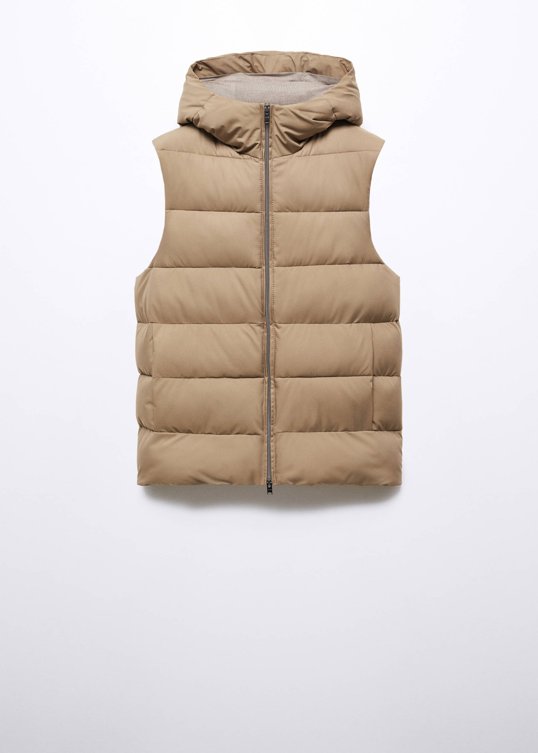 Thermoregulating waterproof quilted gilet - Article without model