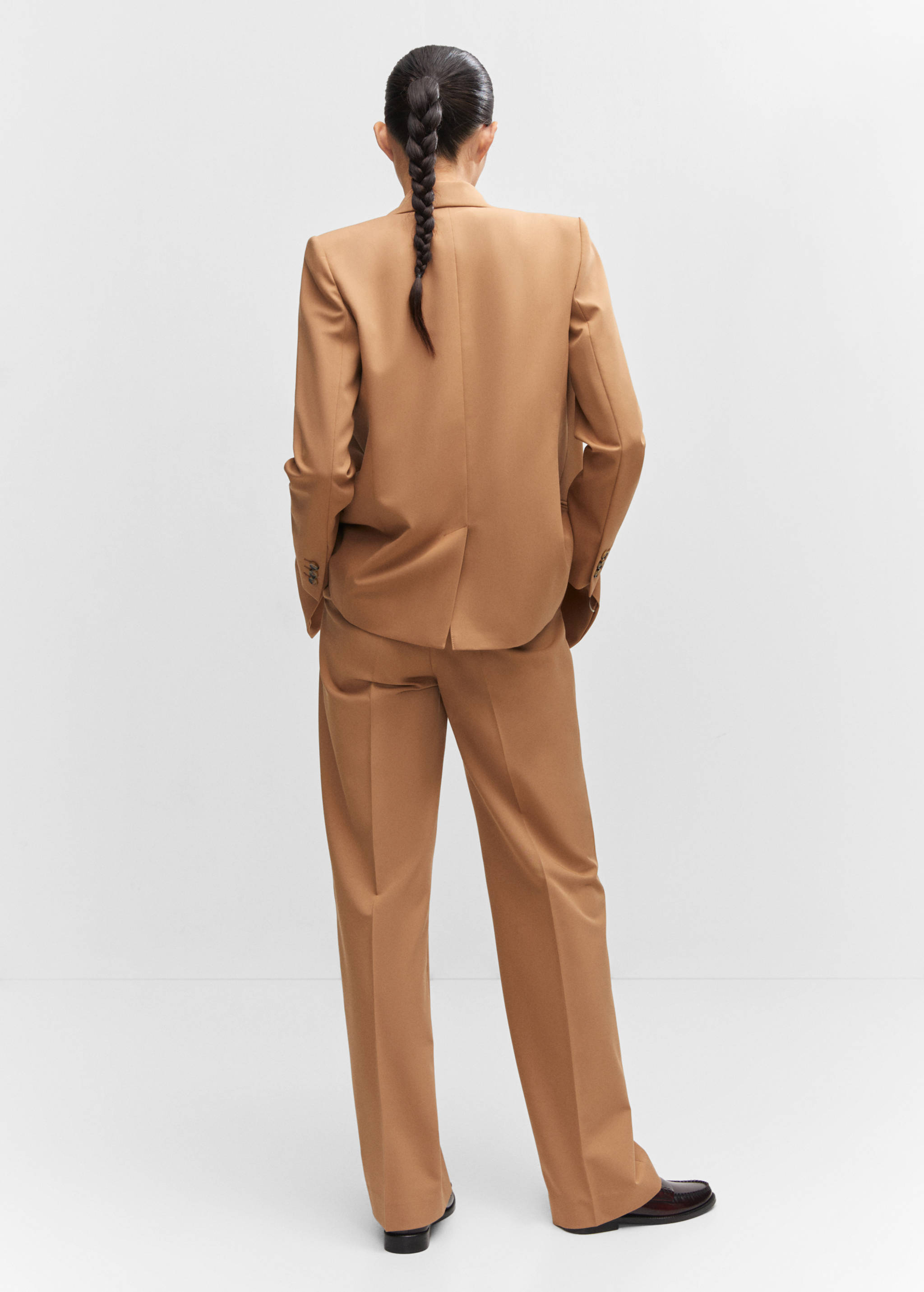Straight suit trousers - Reverse of the article