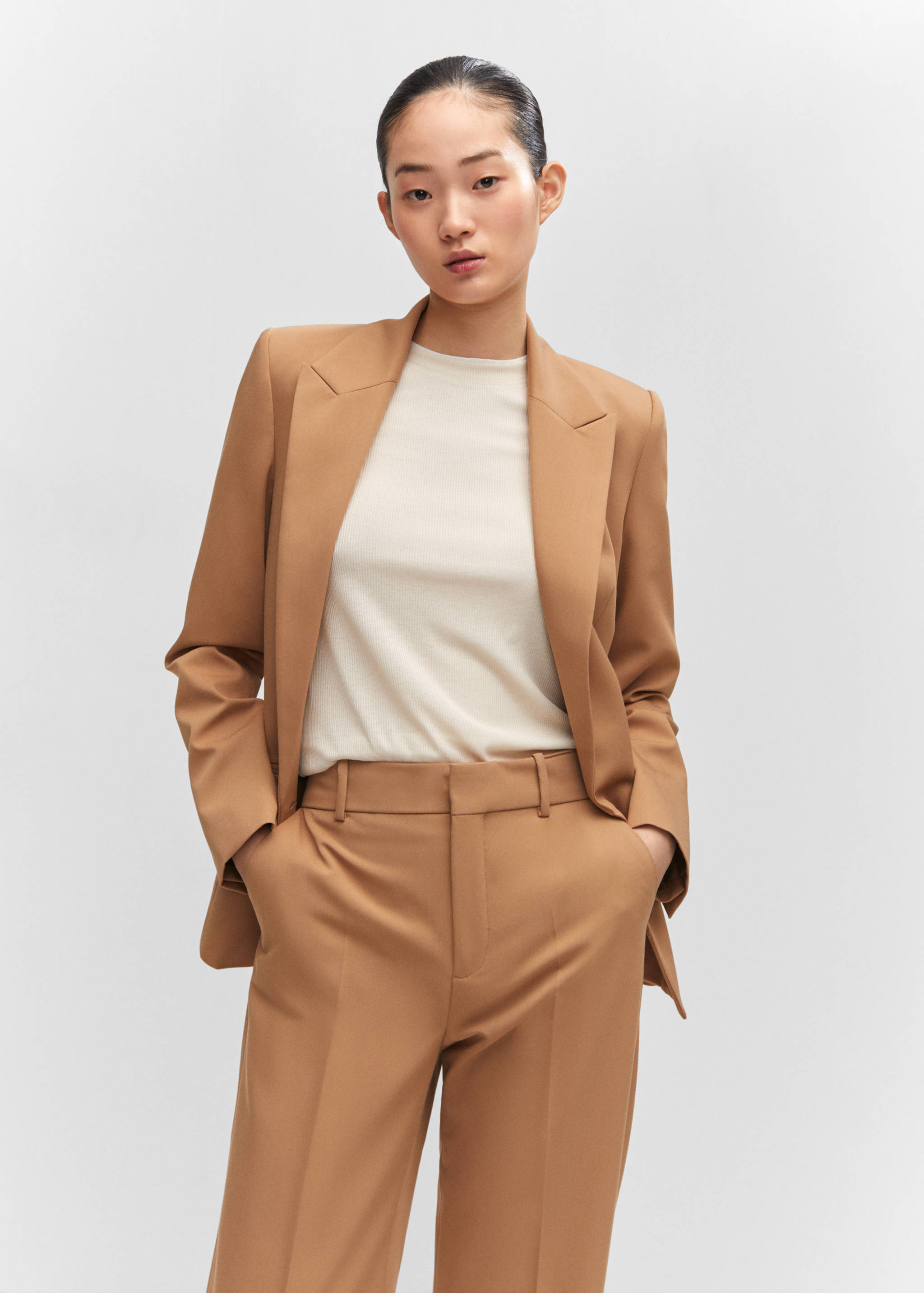 Straight suit trousers - Details of the article 1