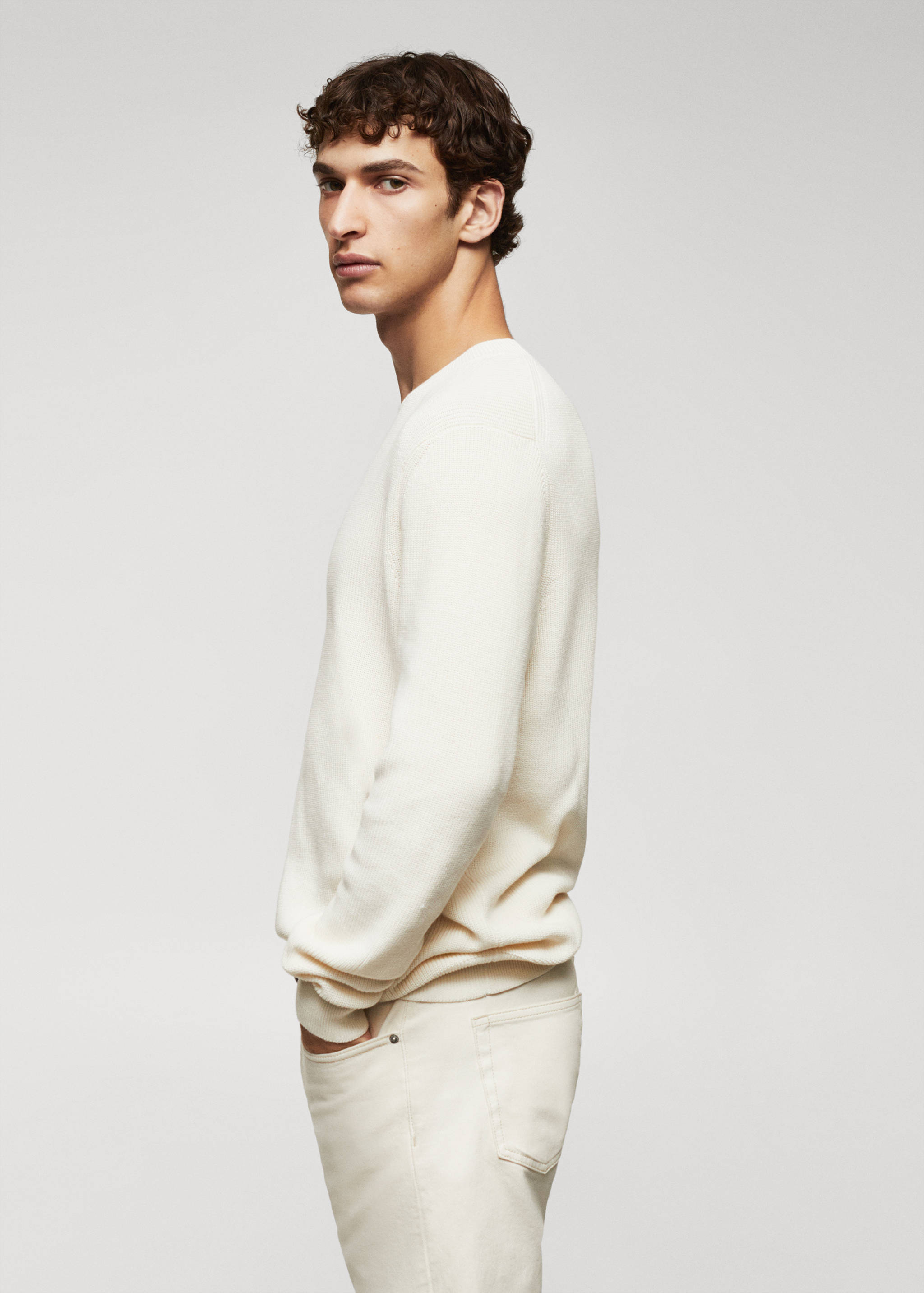 Katoenen basic trui - Detail van het artikel 2