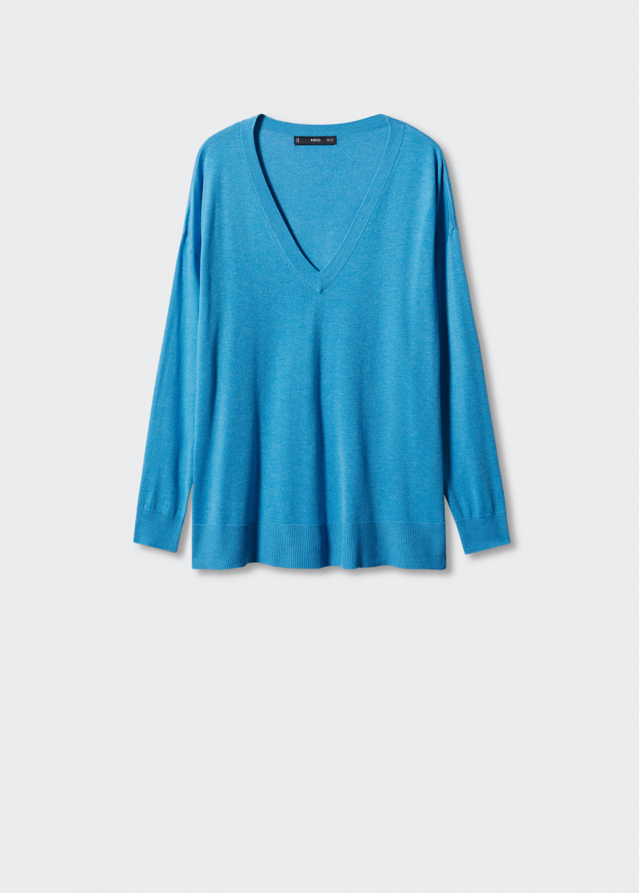 V-neck pullover with slits - Article without model