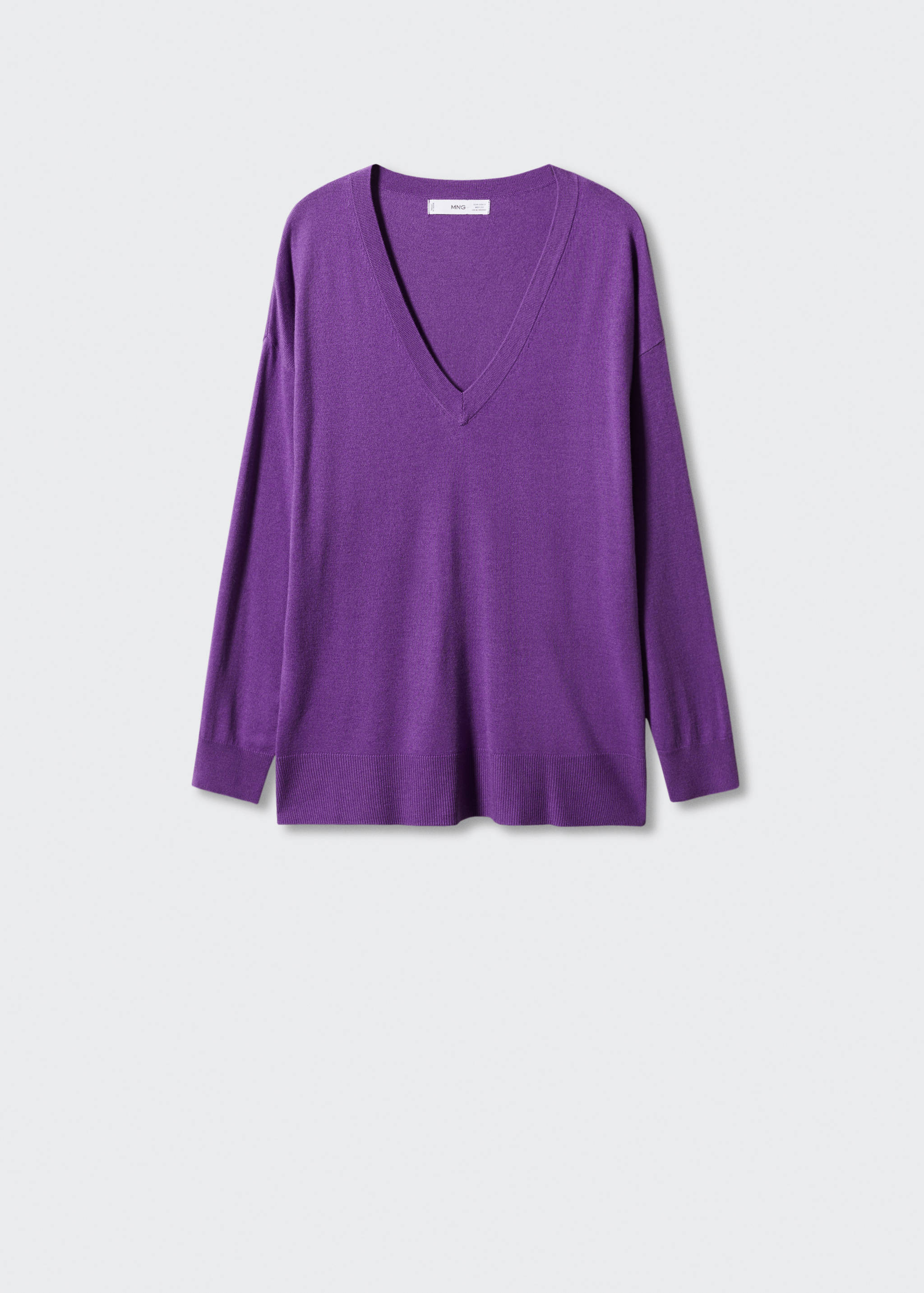 V-neck pullover with slits - Article without model