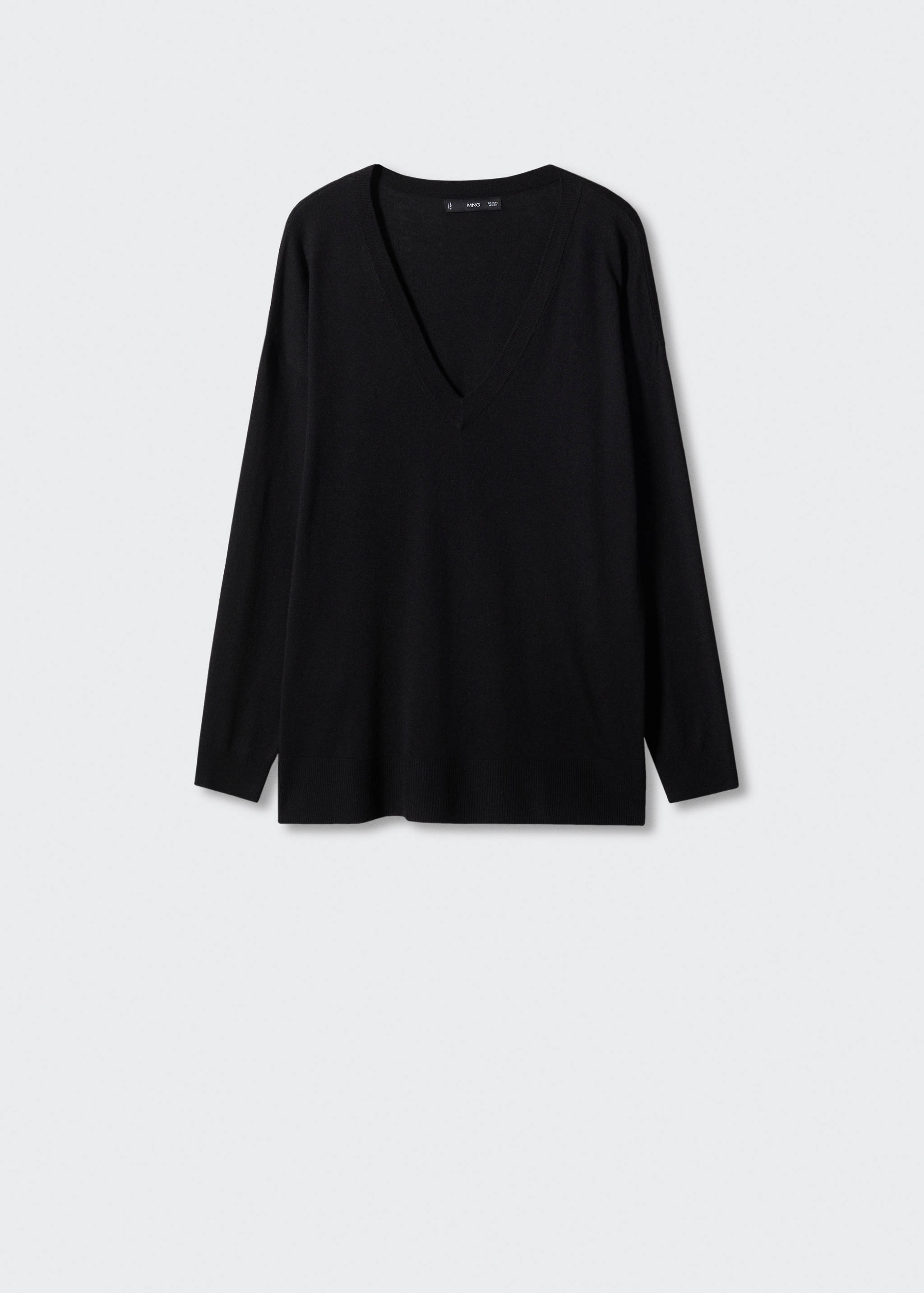 V-neck pullover with slits - Article without model