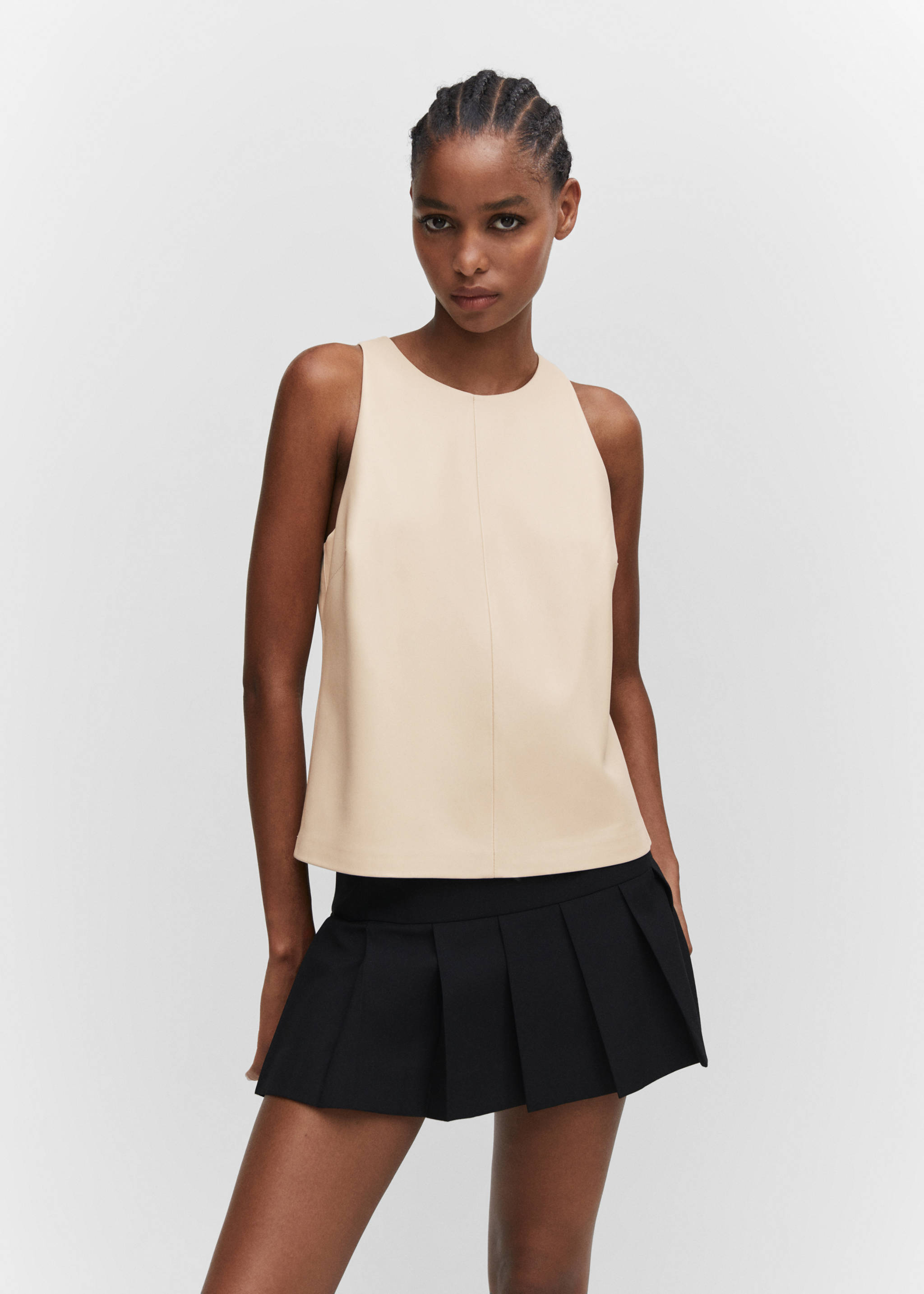 Top simili-cuir - Plan moyen