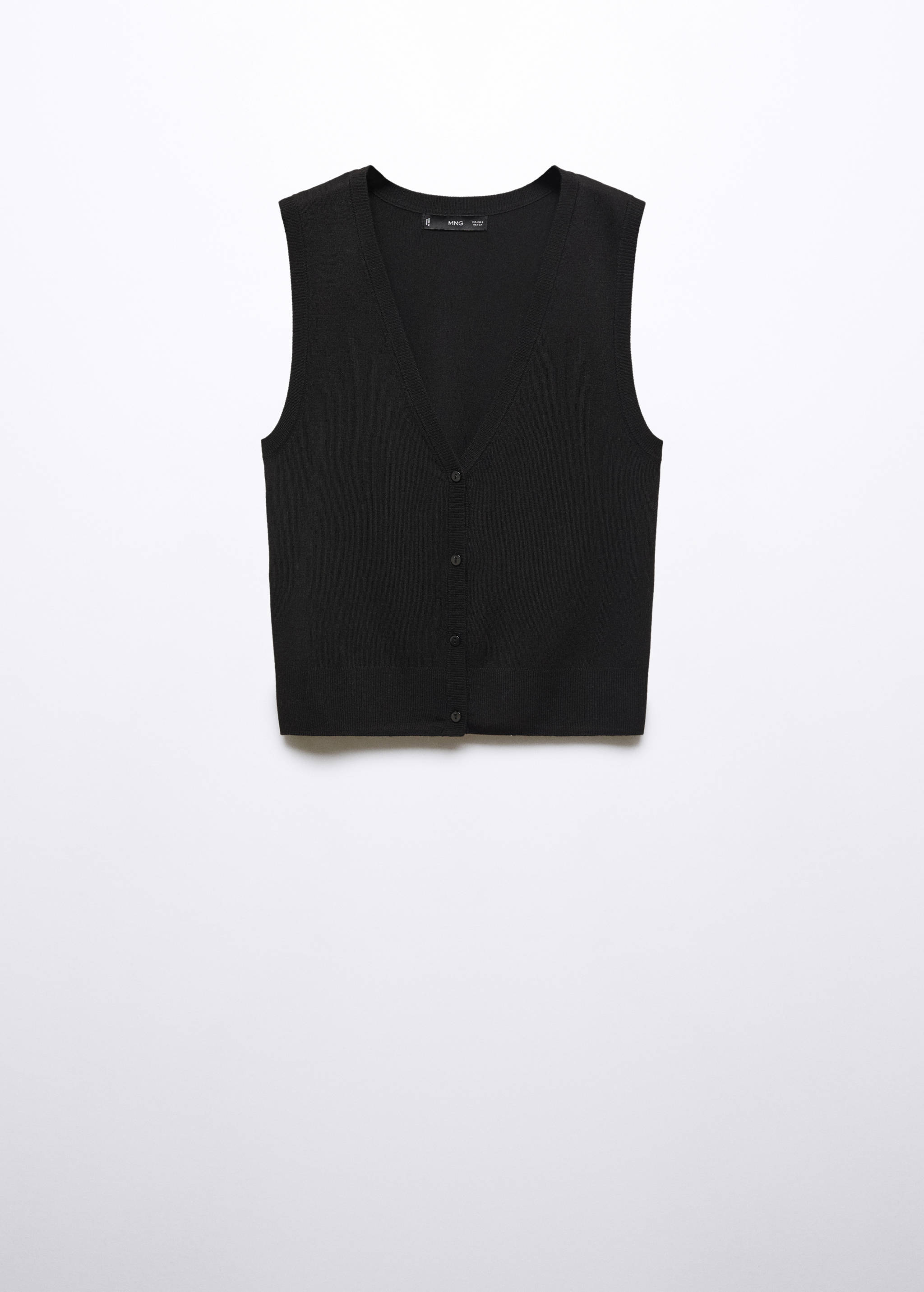 Fine-knit gilet - Article without model