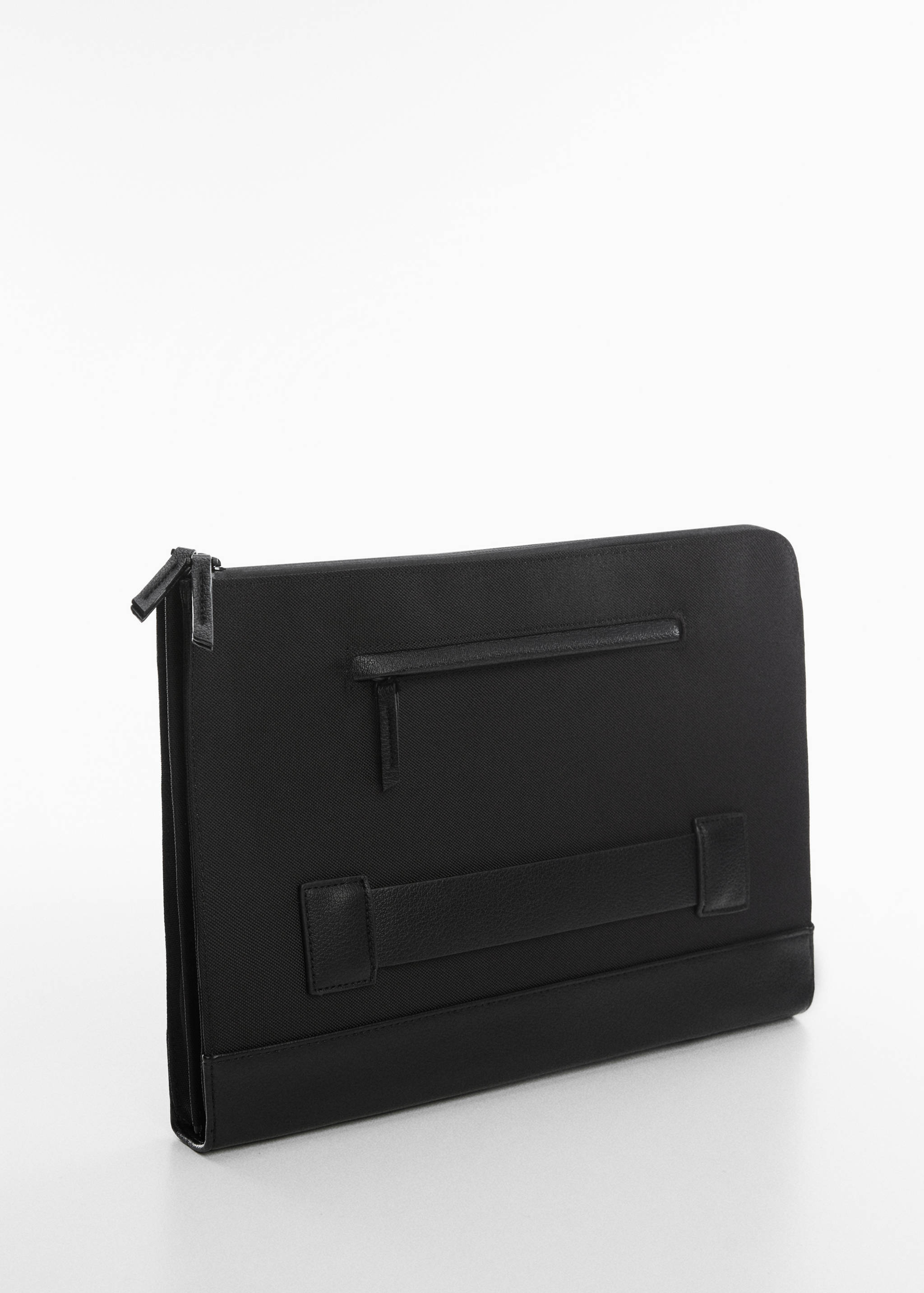 Housse ordinateur portable simili-cuir - Plan moyen