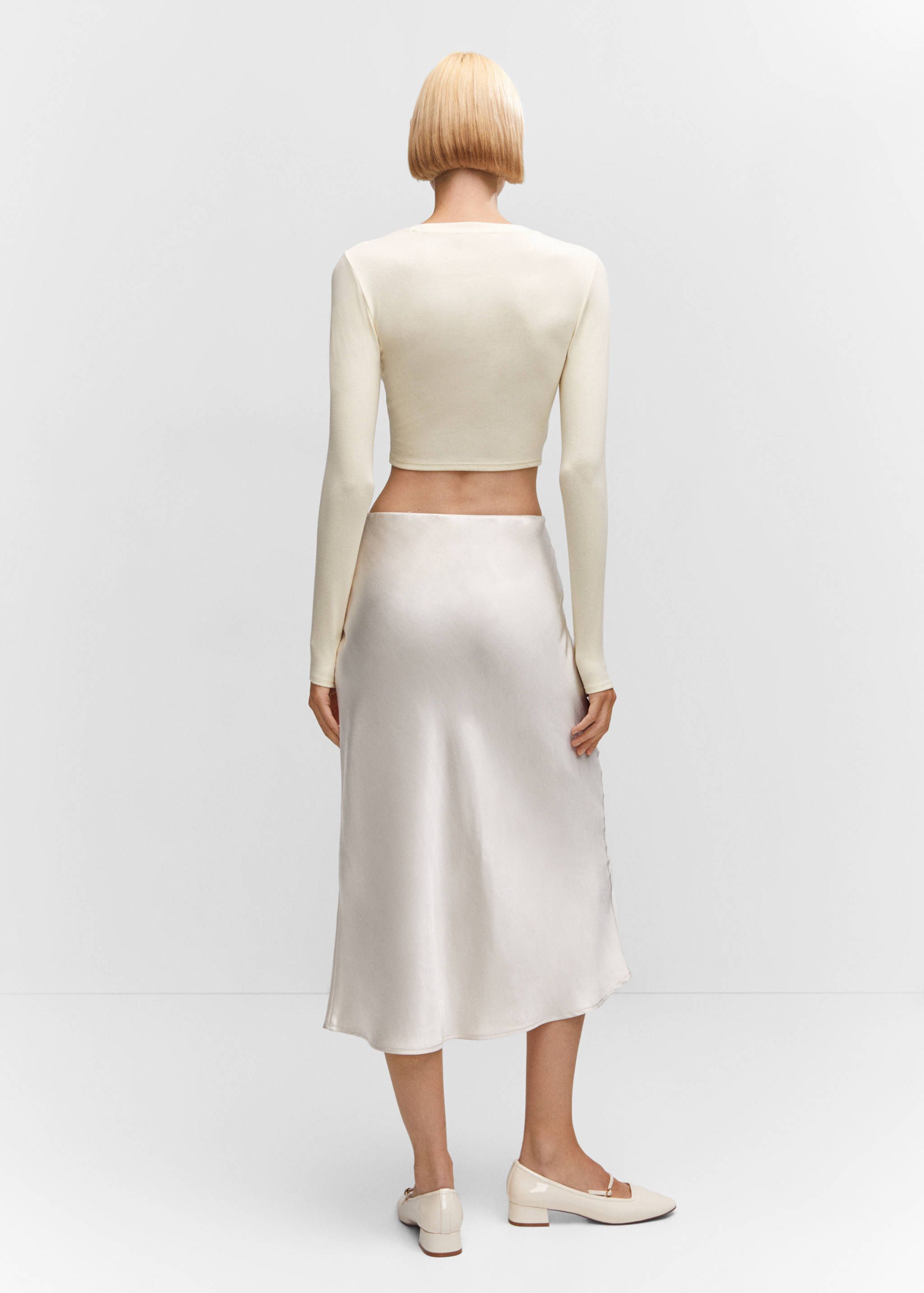 T-shirt modal crop - Verso de l’article