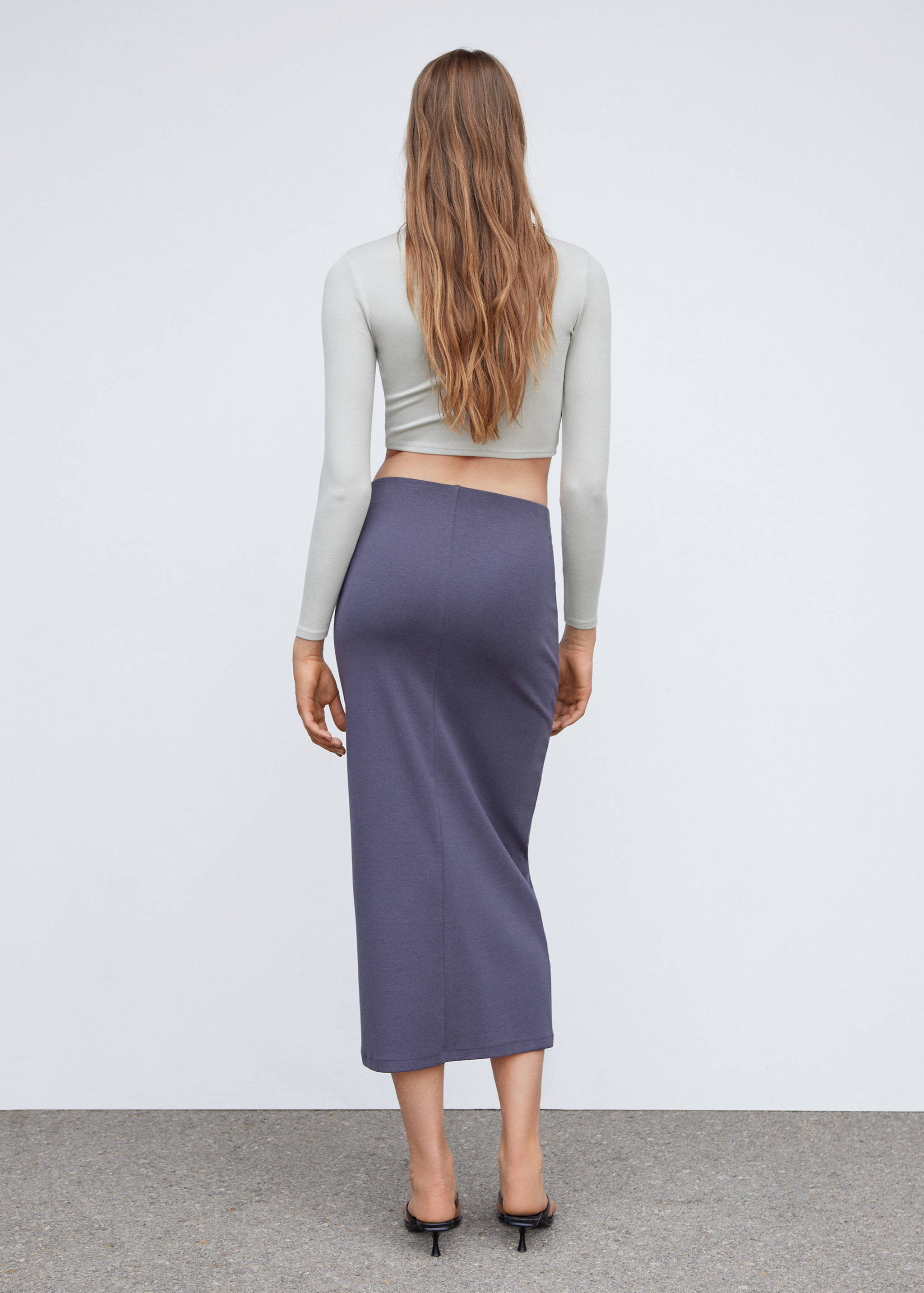 T-shirt modal crop - Verso de l’article