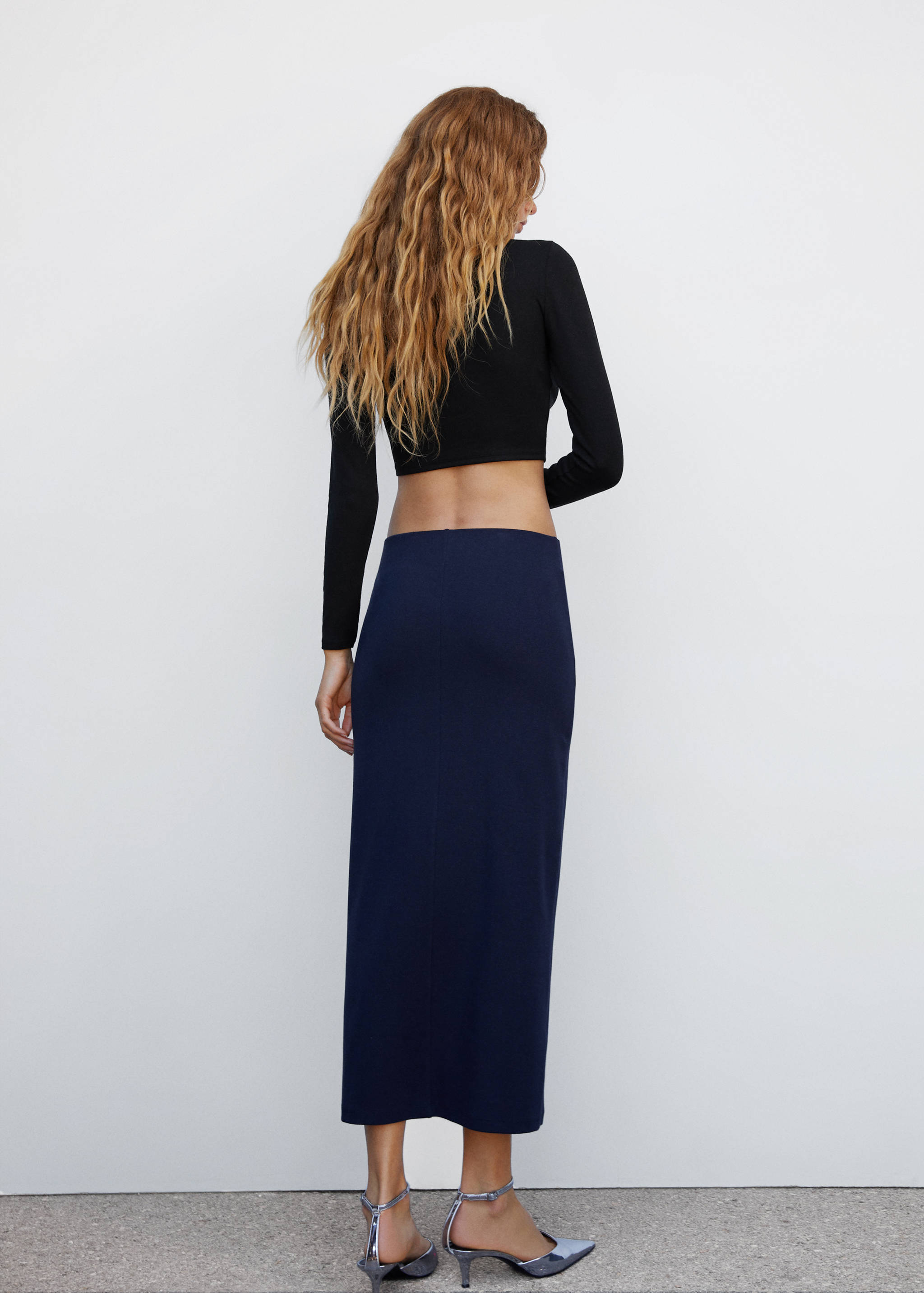 T-shirt modal crop - Verso de l’article