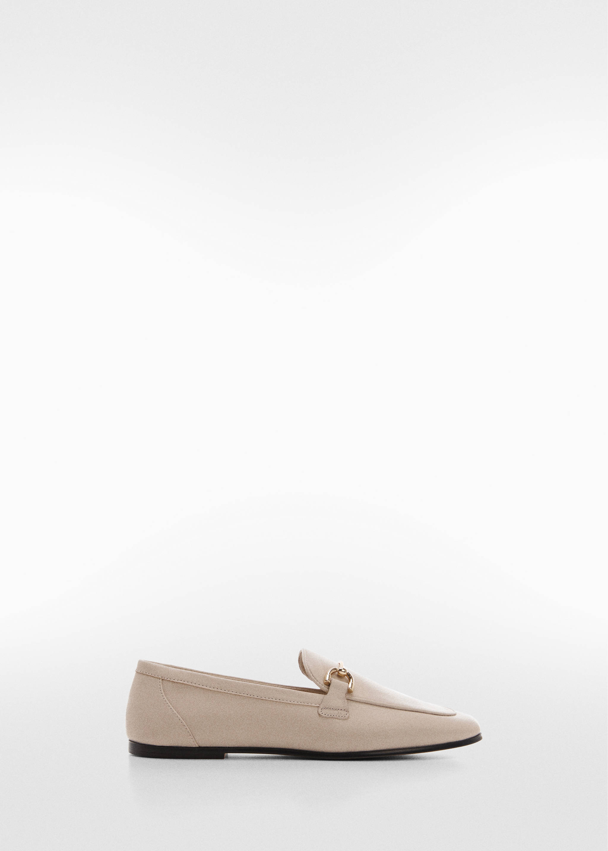Leather loafers with metallic detail - Article without model