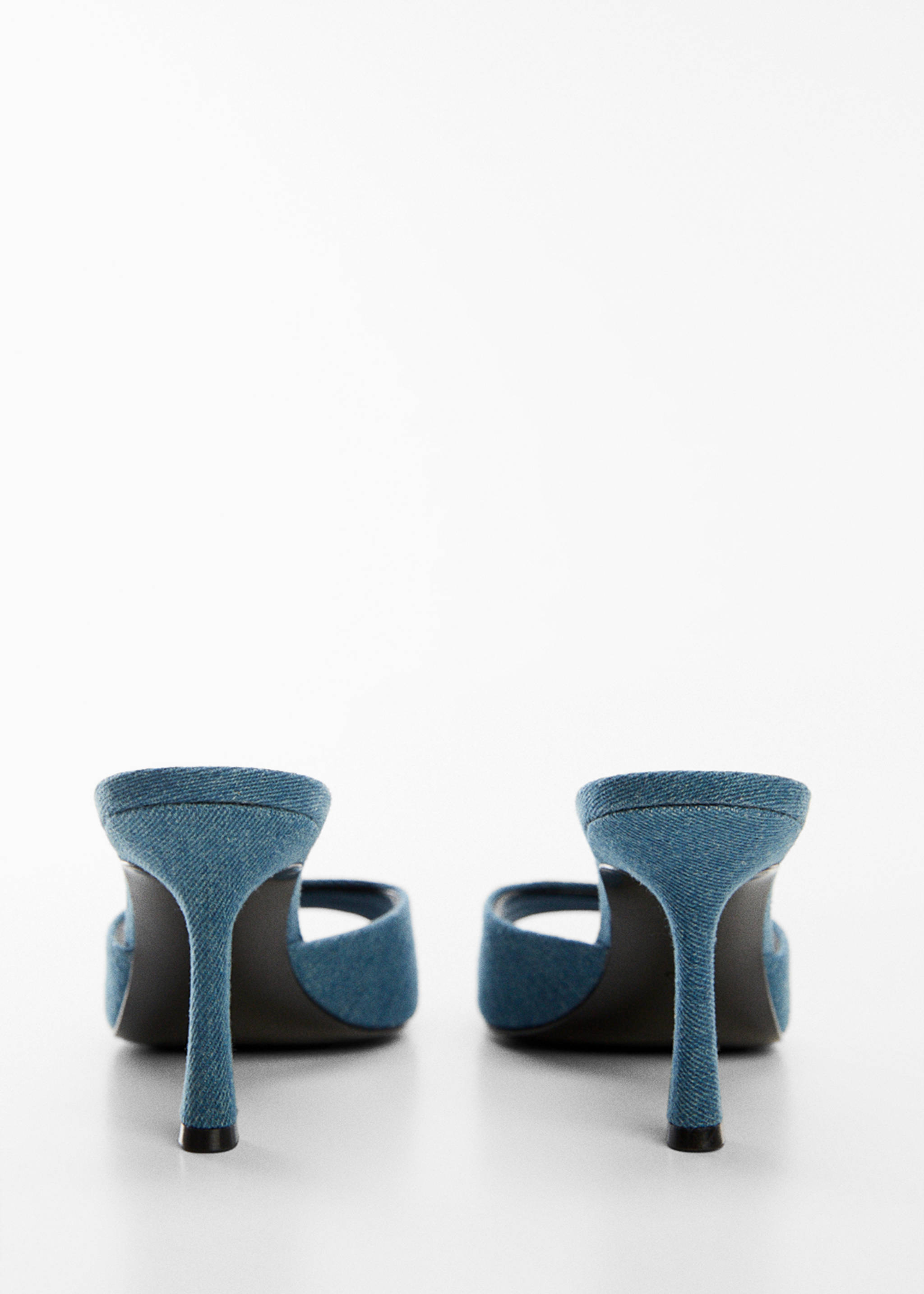 Denim heeled sandals - Details of the article 1