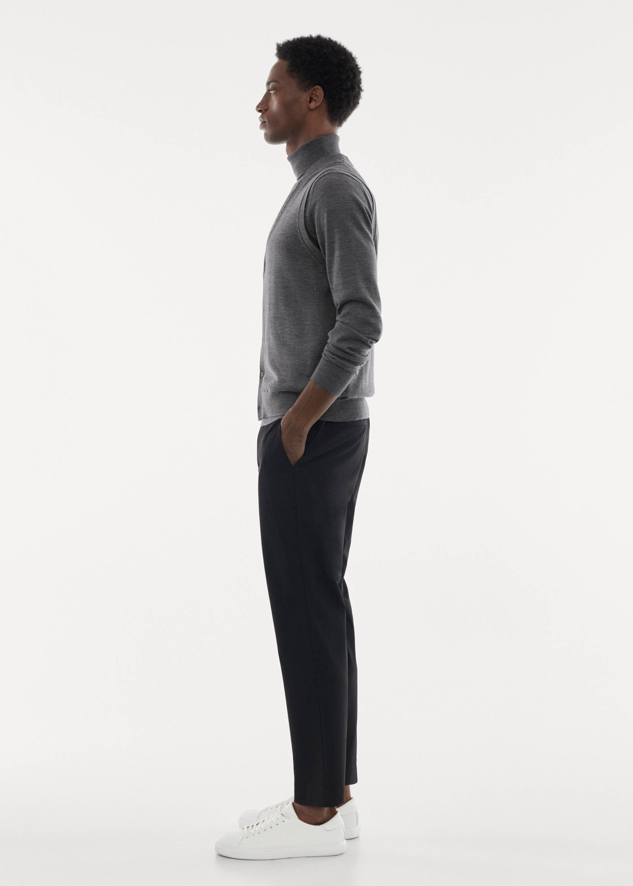 Gilet 100 % laine mérinos - Détail de l'article 2