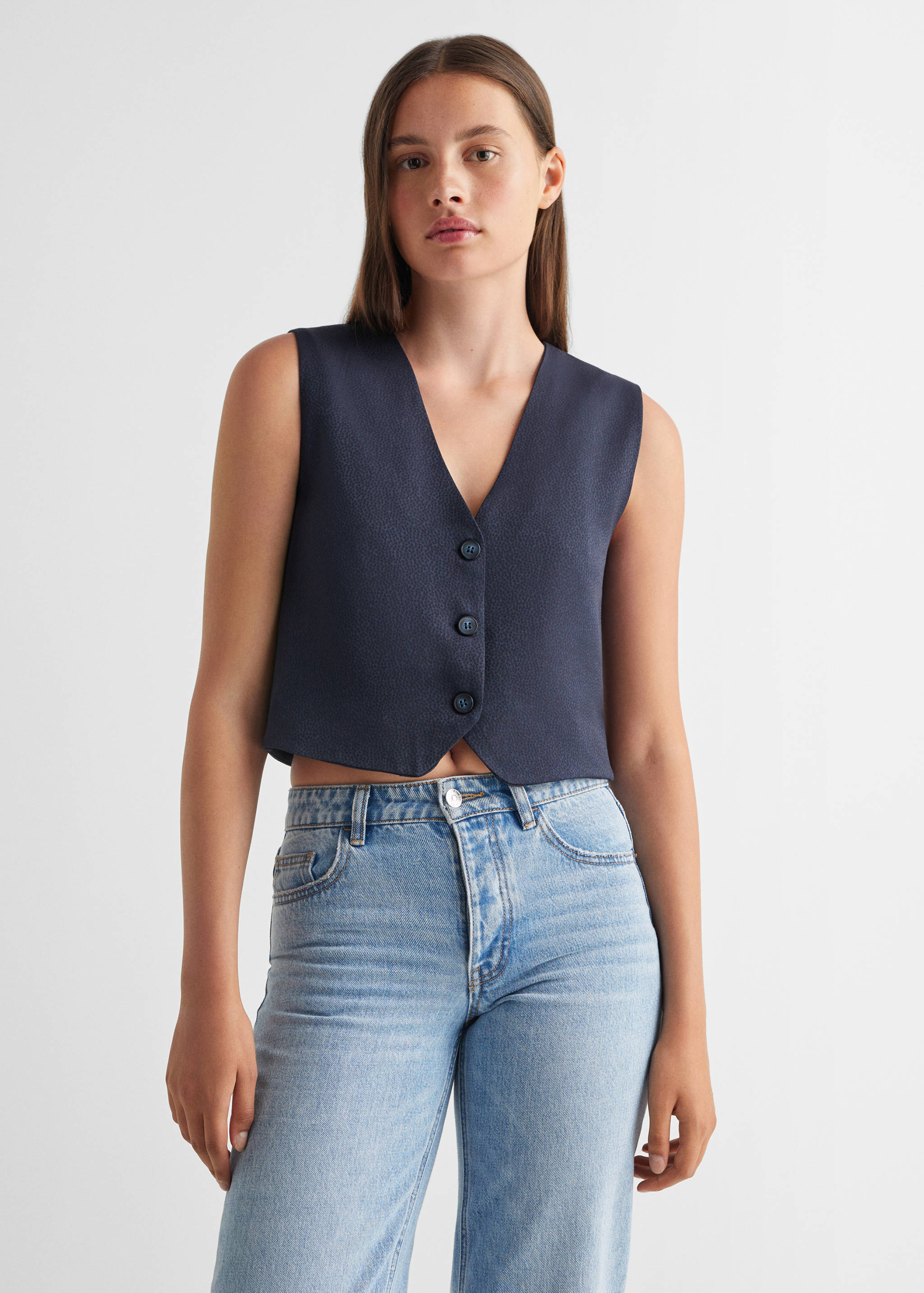 Suit vest with buttons - Medium plane