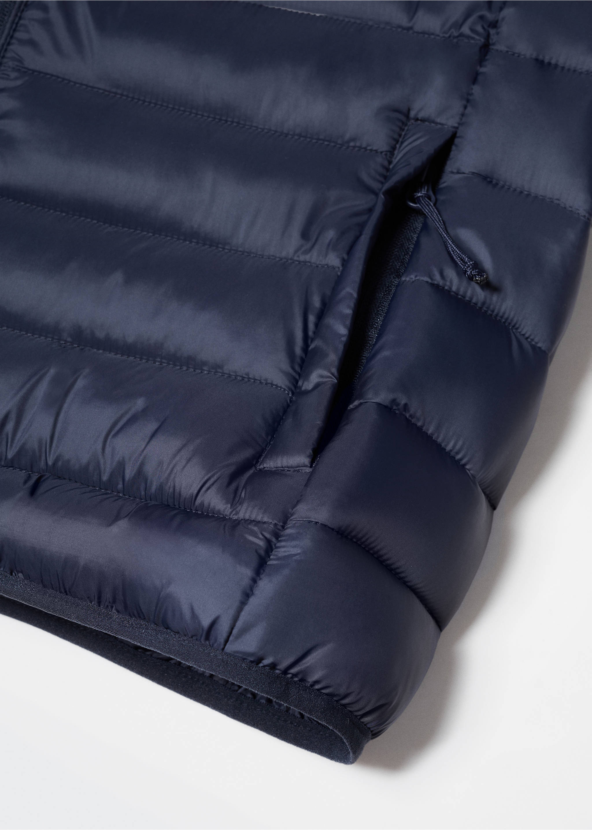 Quilted gilet - Details of the article 8, Navy. Ref: 57095132-00.