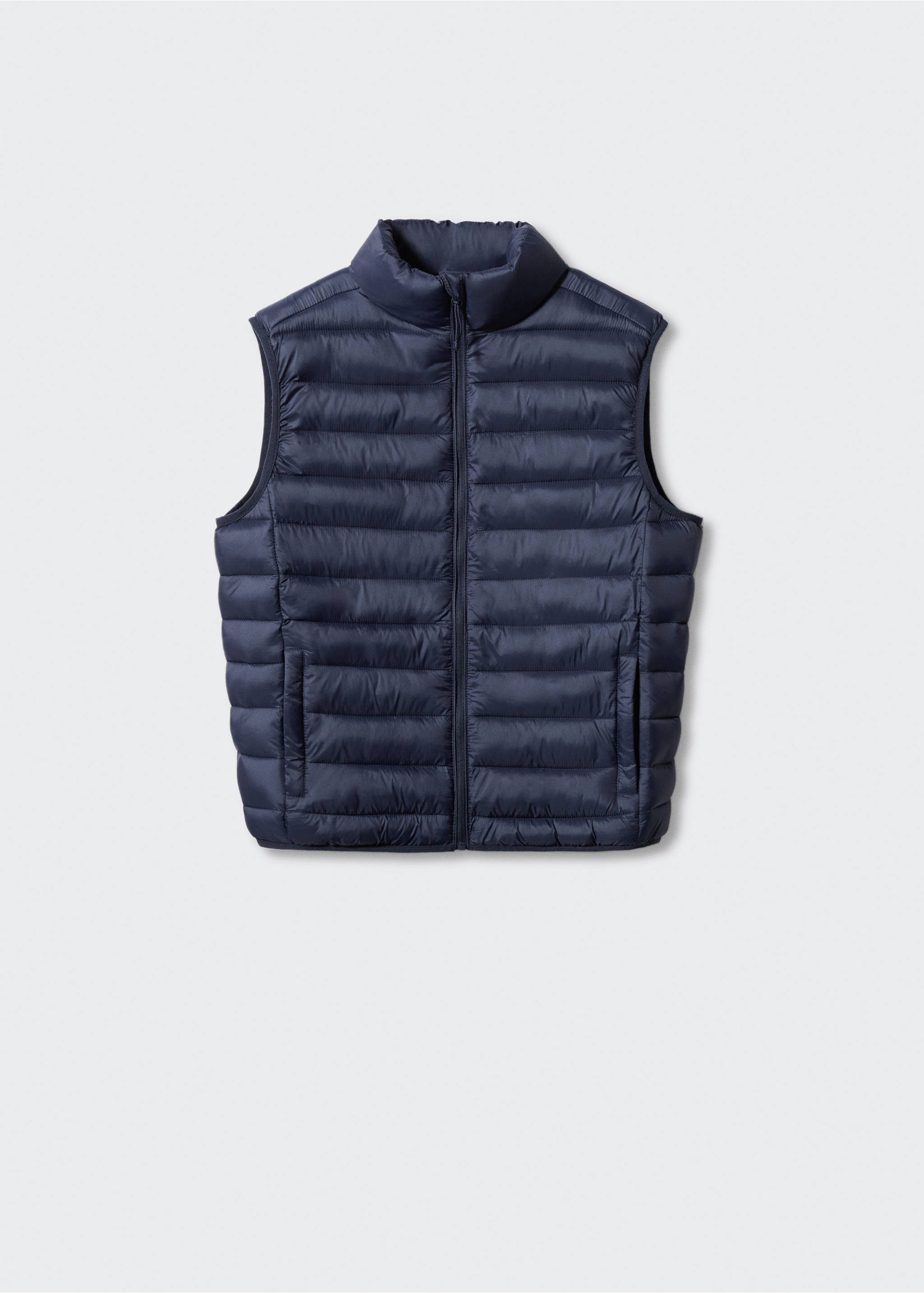 Quilted gilet - Article without model, Navy. Ref: 57095132-00.