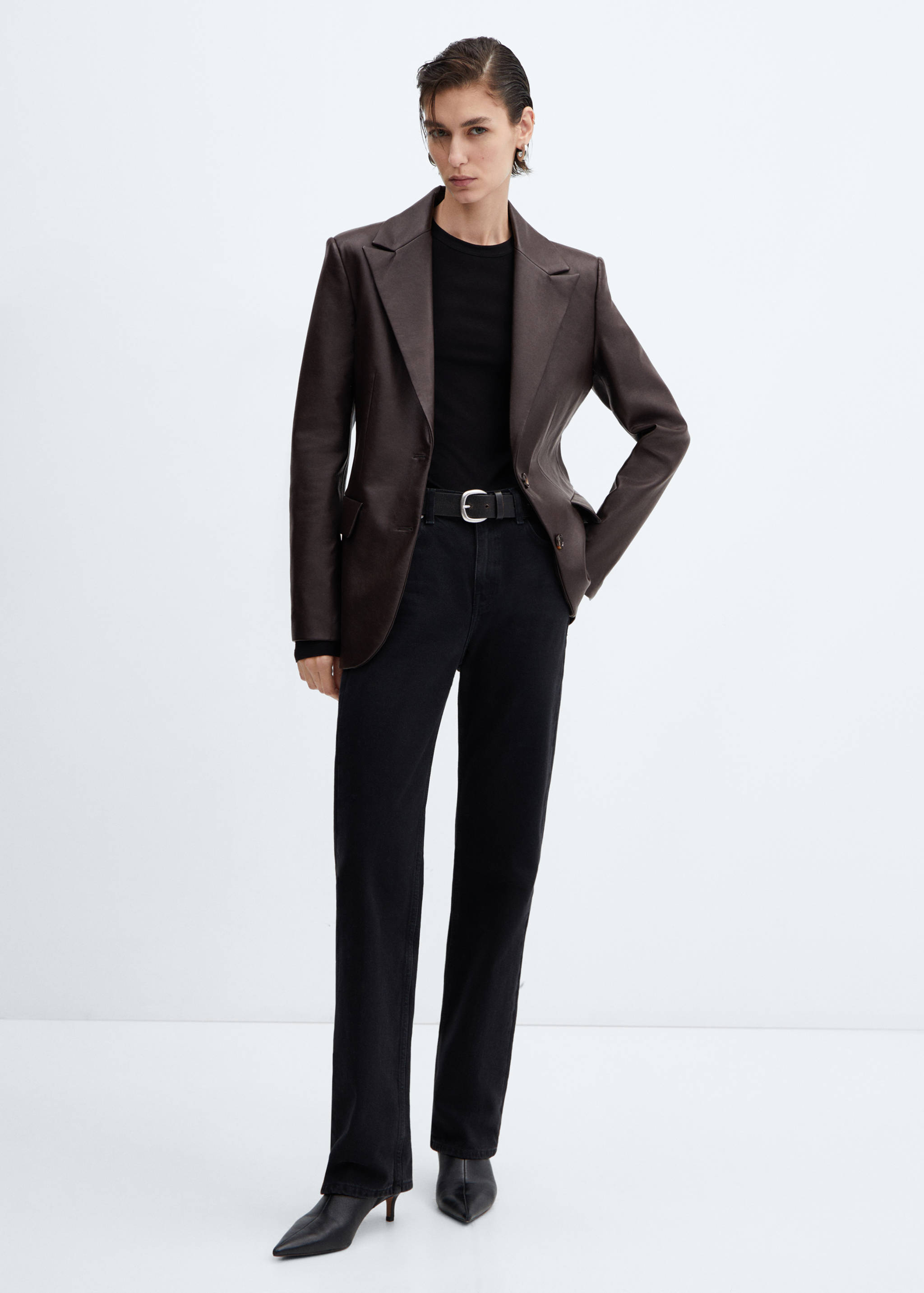 جاكيت بتأثير الجلد - رؤية عامة