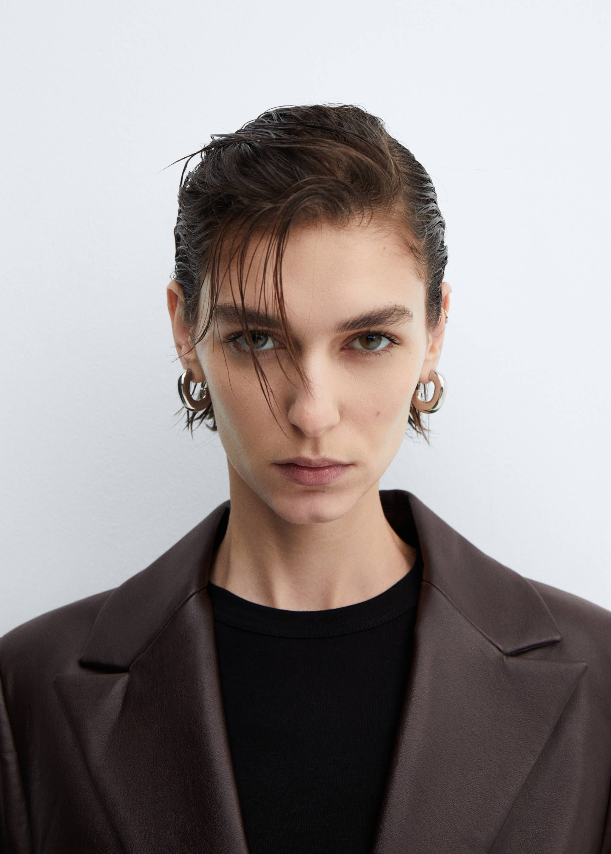 جاكيت بتأثير الجلد - تفاصيل المنتج 1