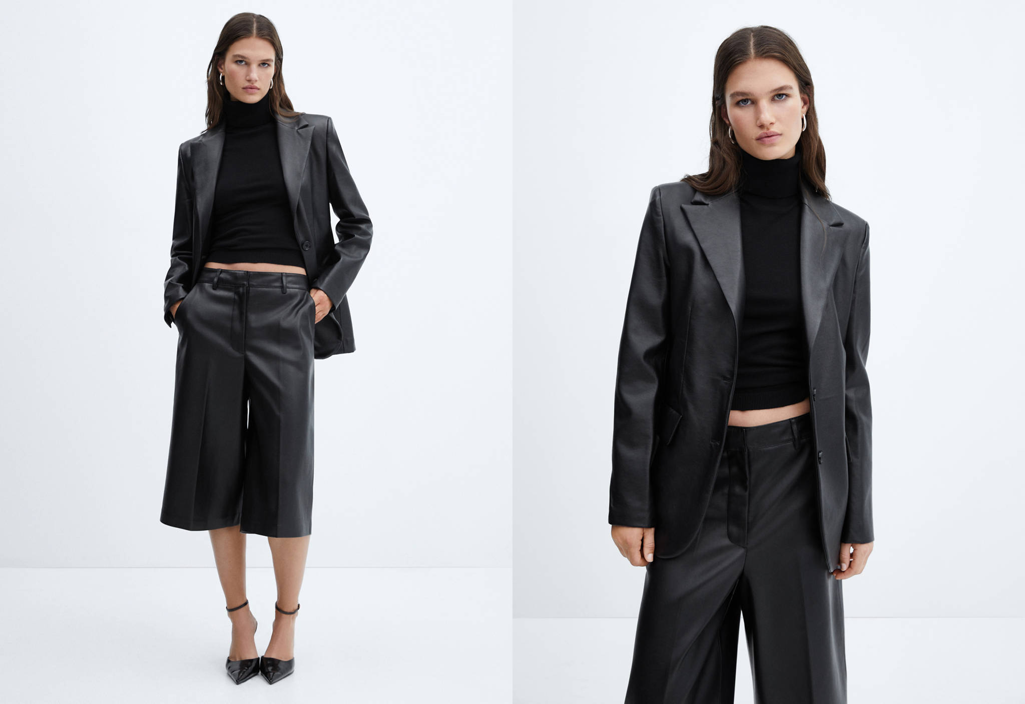 Faux-leather jacket - Panoramic plane