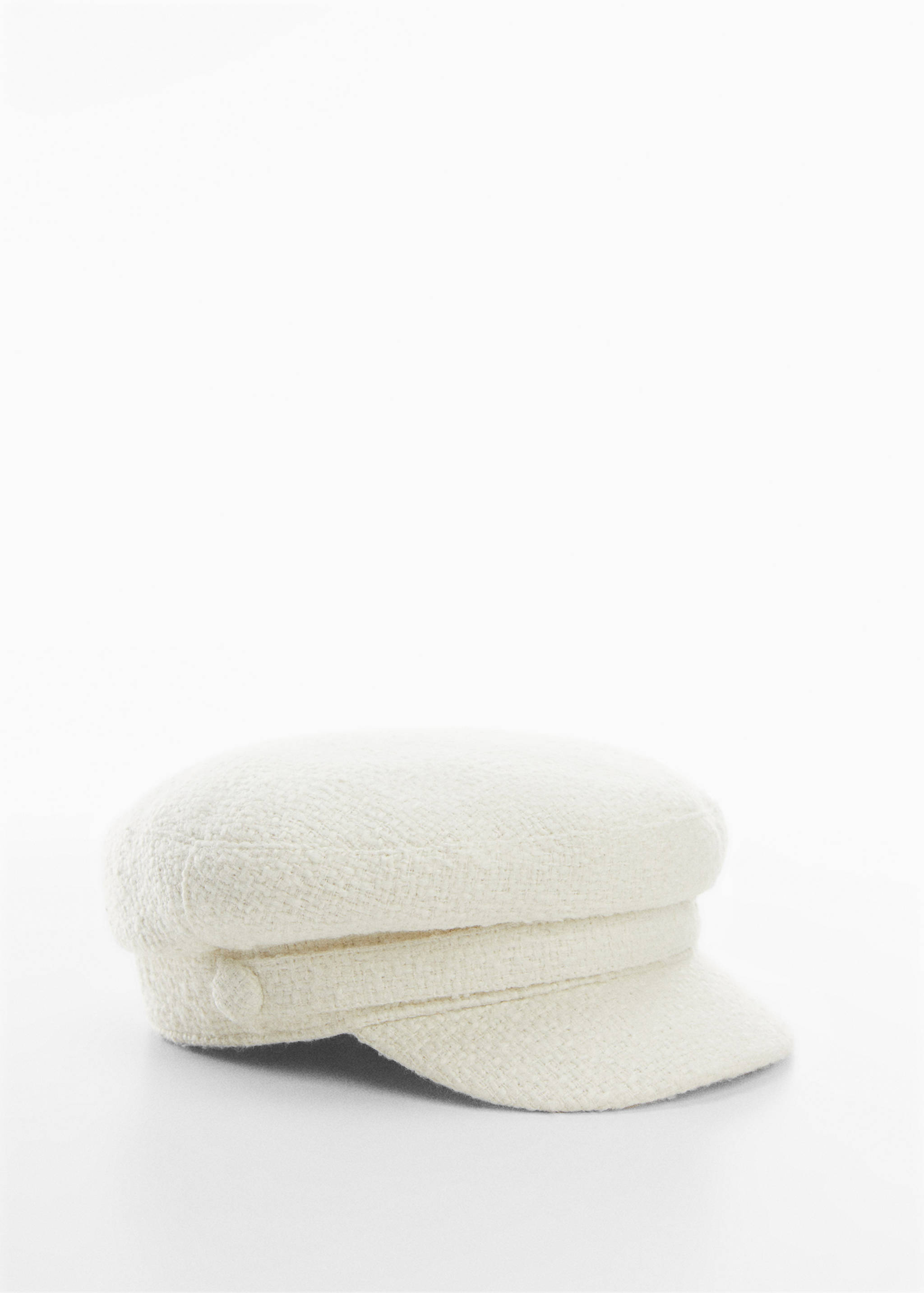 花呢报童帽 - null