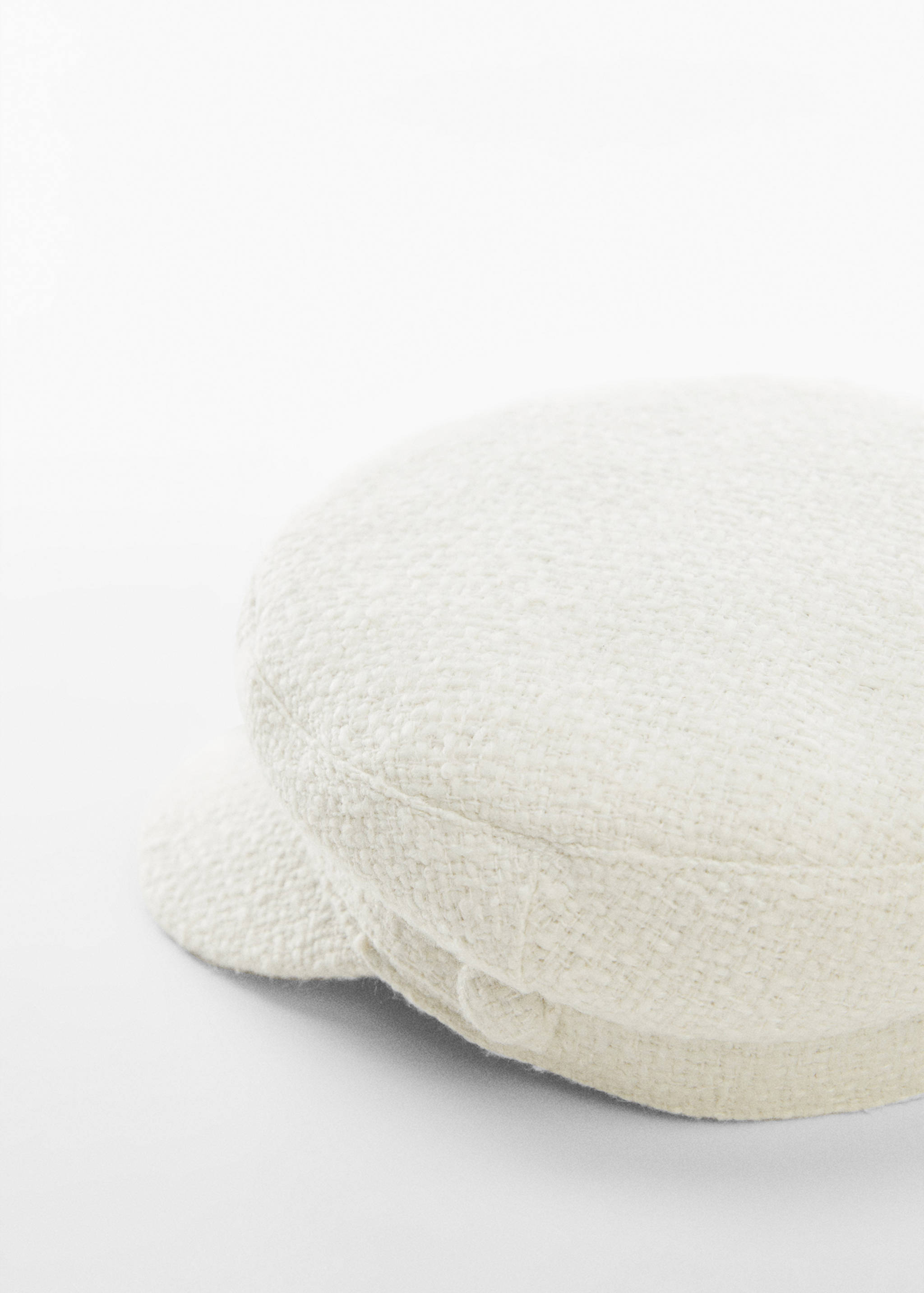 花呢报童帽 - null