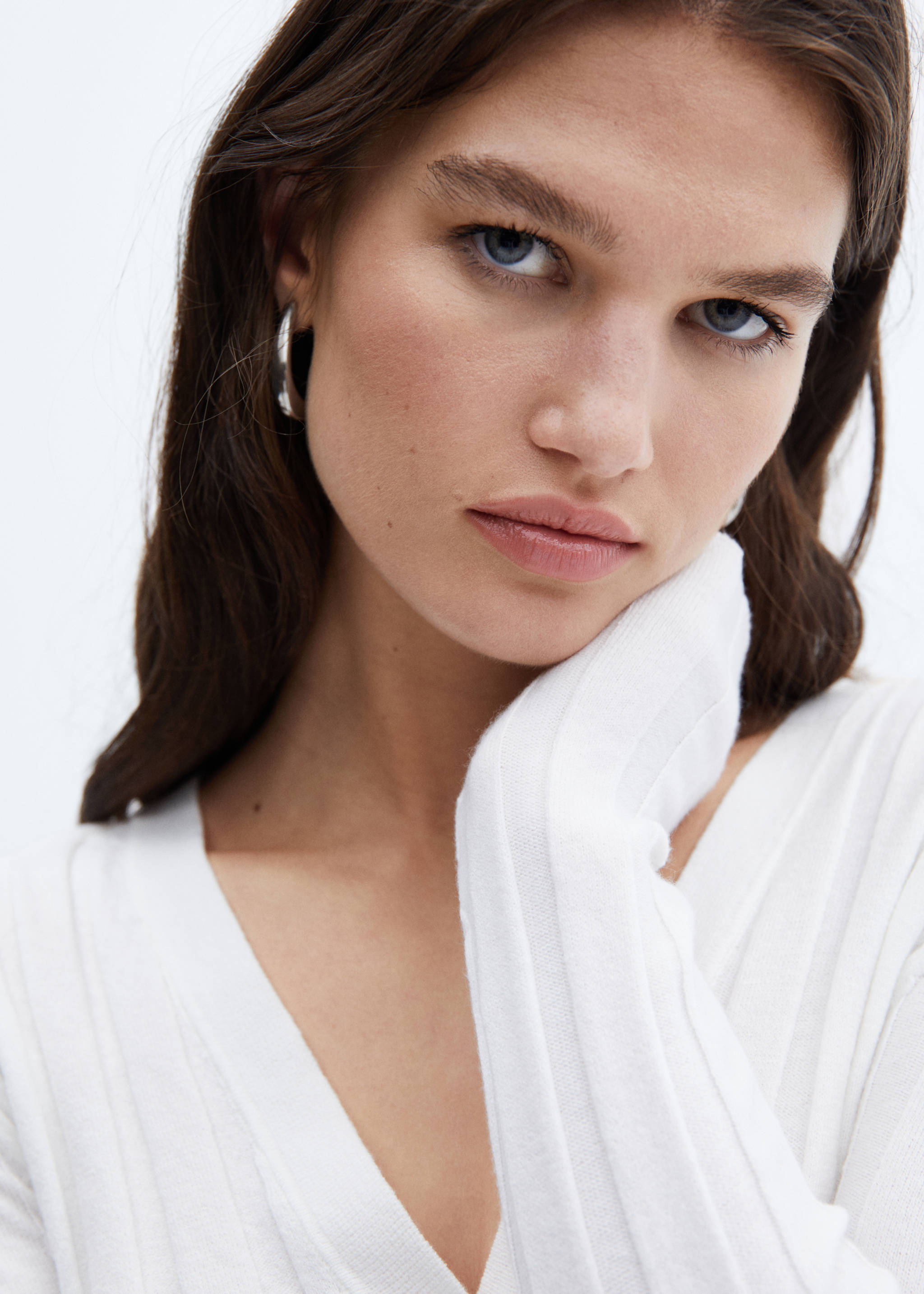 Cardigan côtelé boutons - Détail de l'article 1