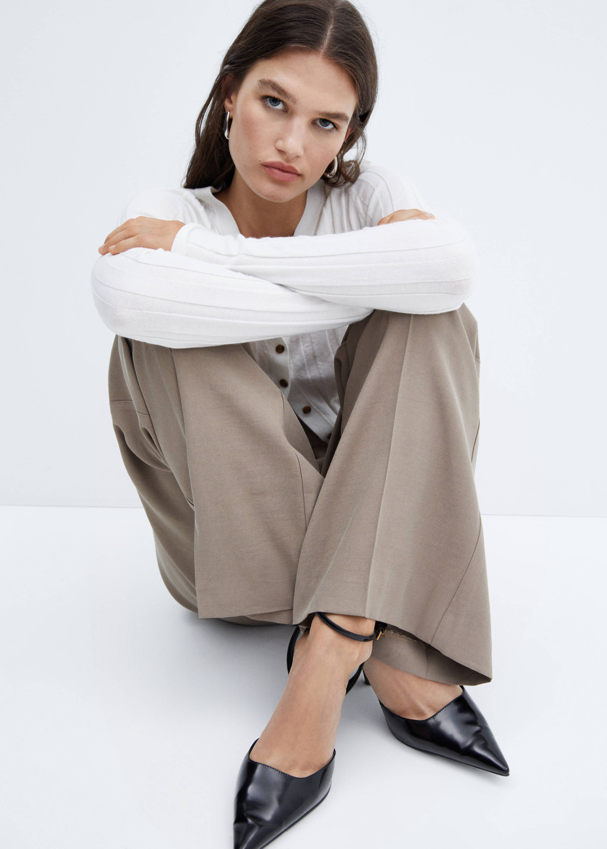 Cardigan côtelé boutons - Détail de l'article 2