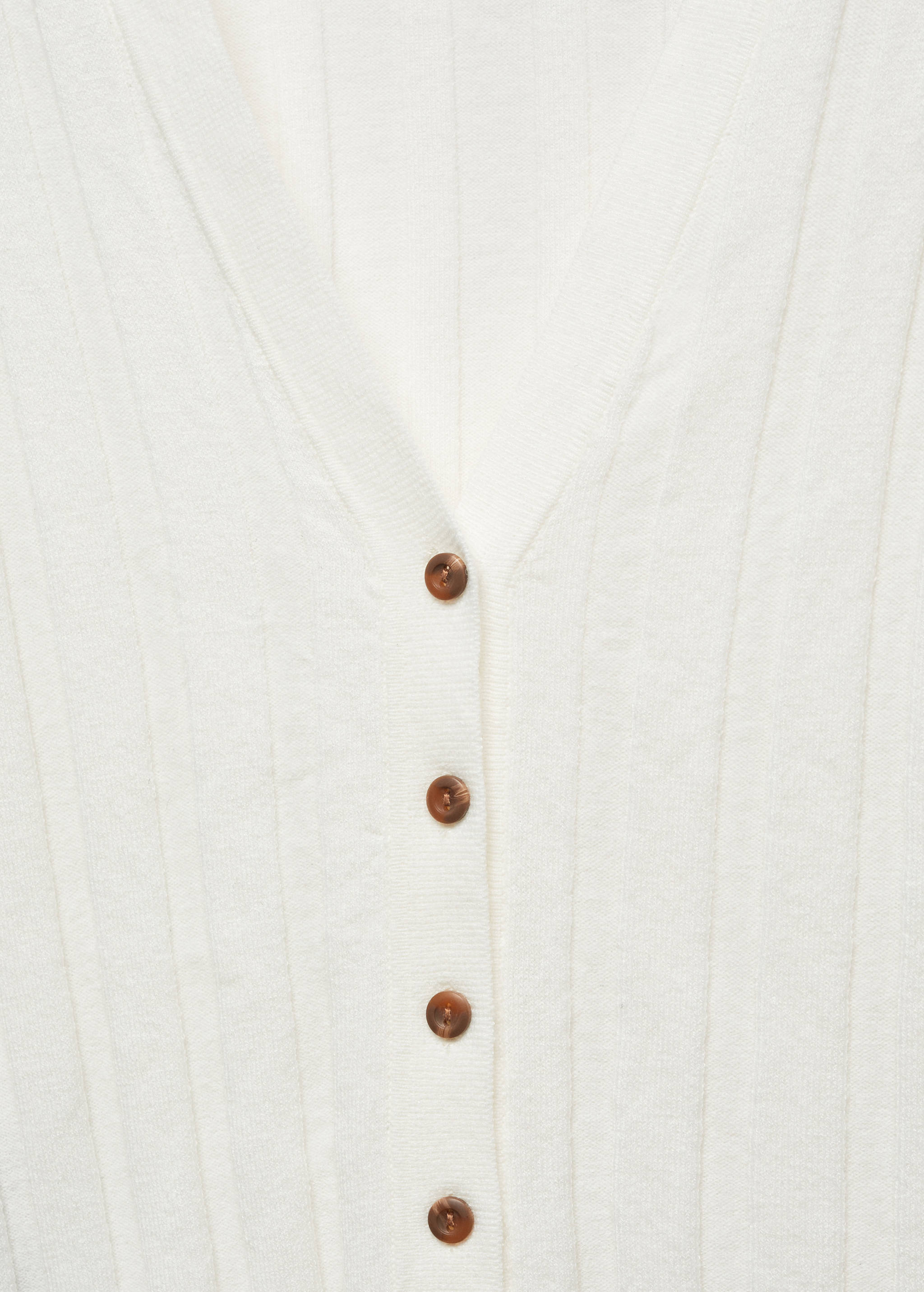 Cardigan côtelé boutons - Détail de l'article 8