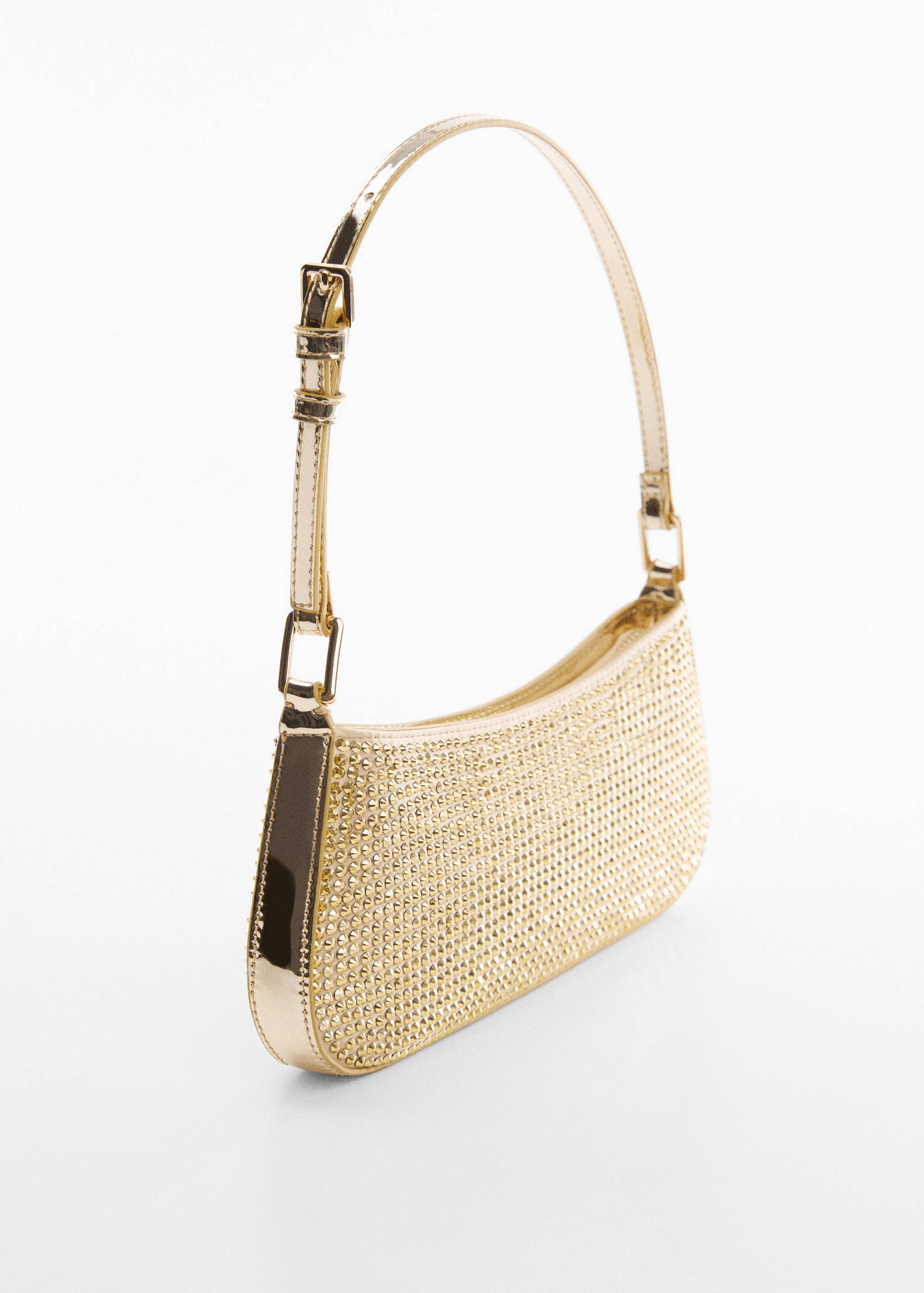 Rhinestone shoulder bag - Medium plane