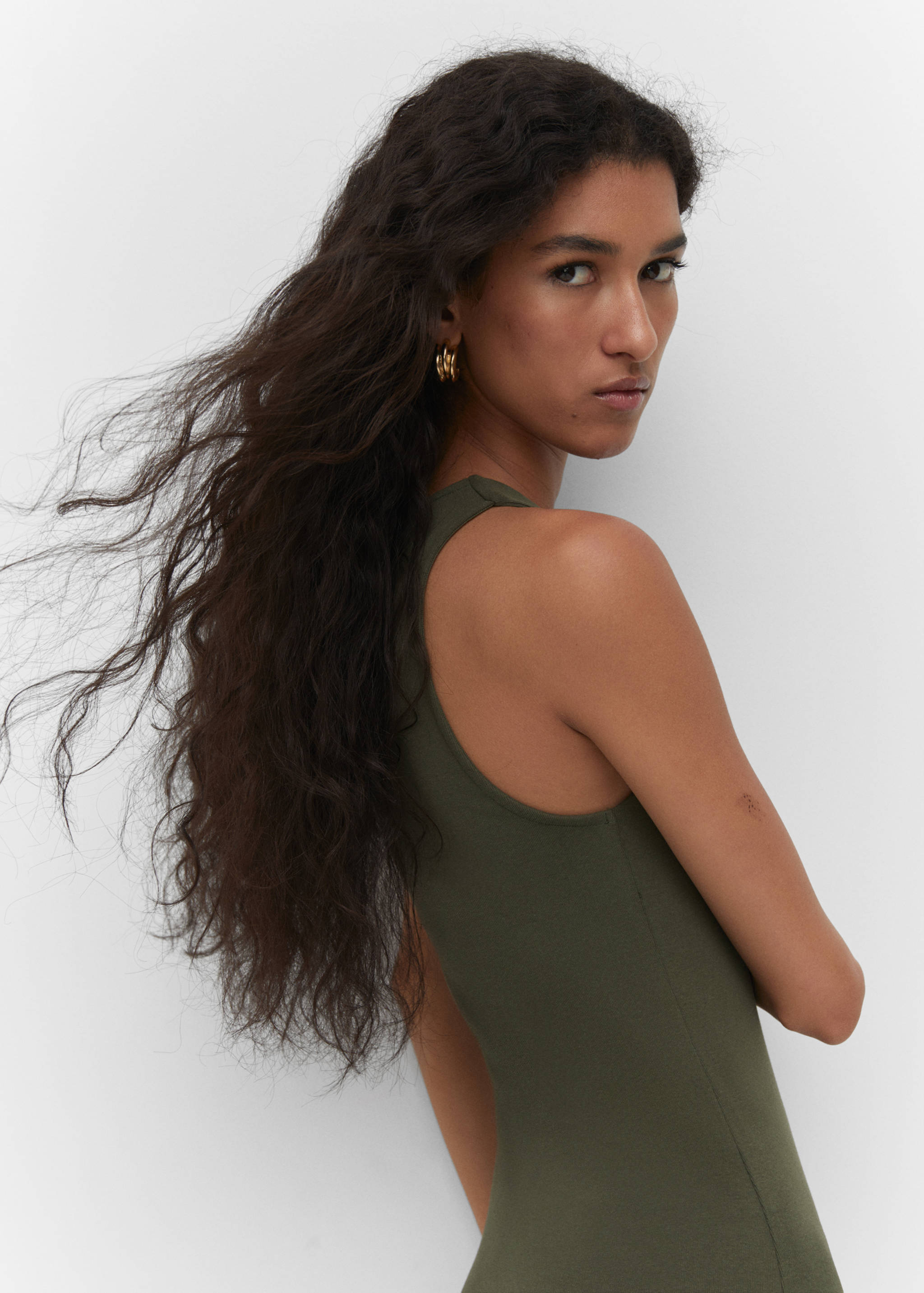 Vestido midi algodón - Detalle del artículo 2