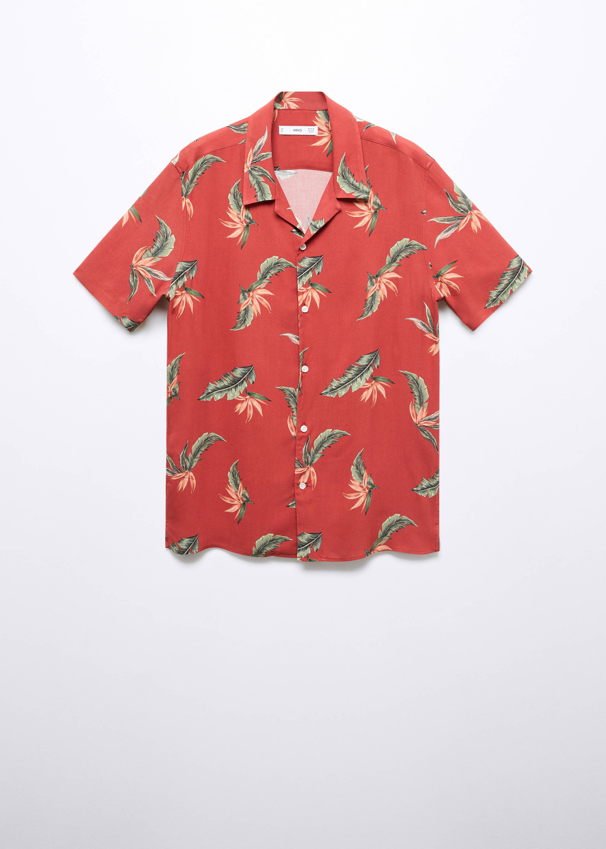 Regular-fit Hawaiian-print shirt - Article without model