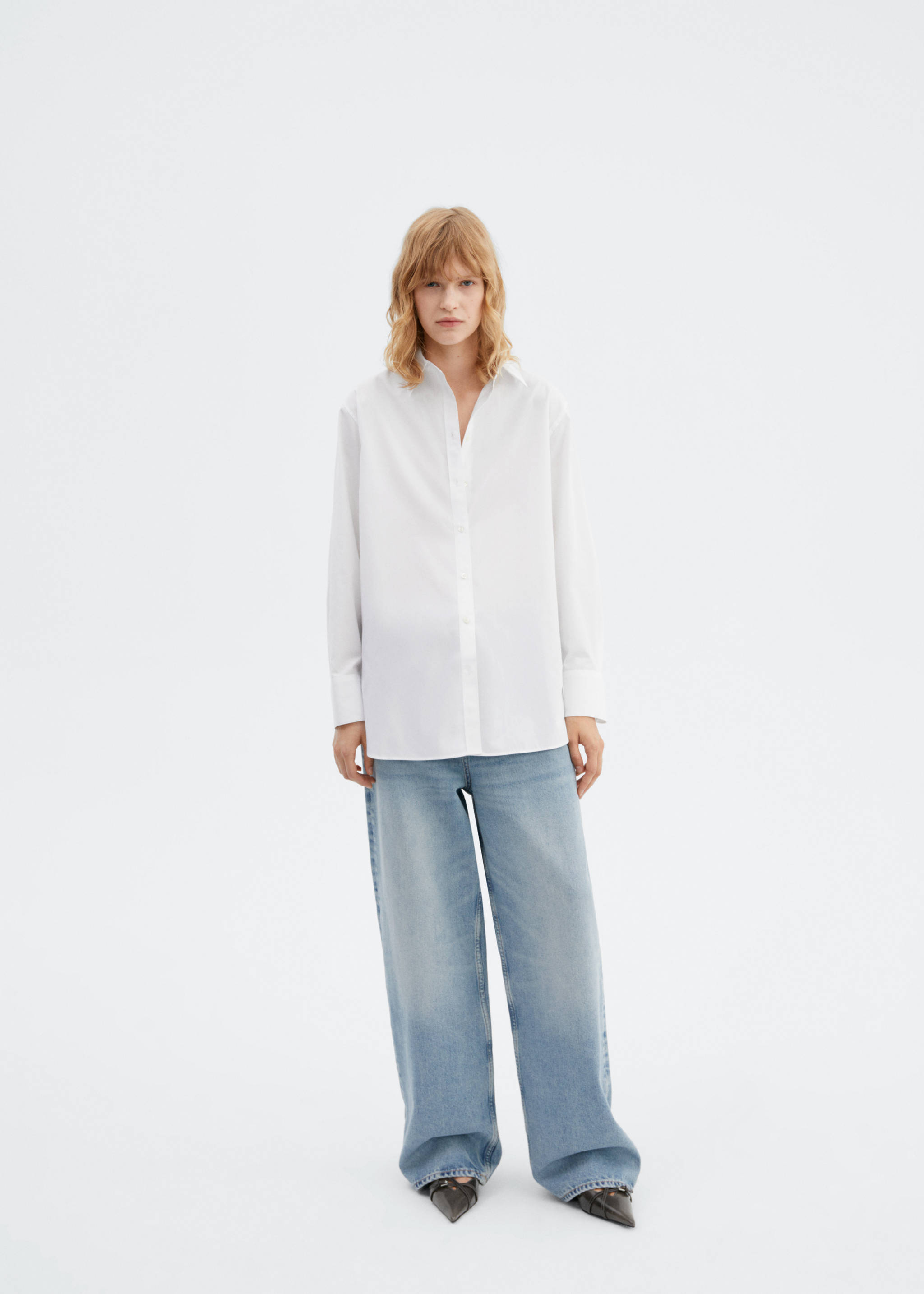 Cotton long shirt - General plane