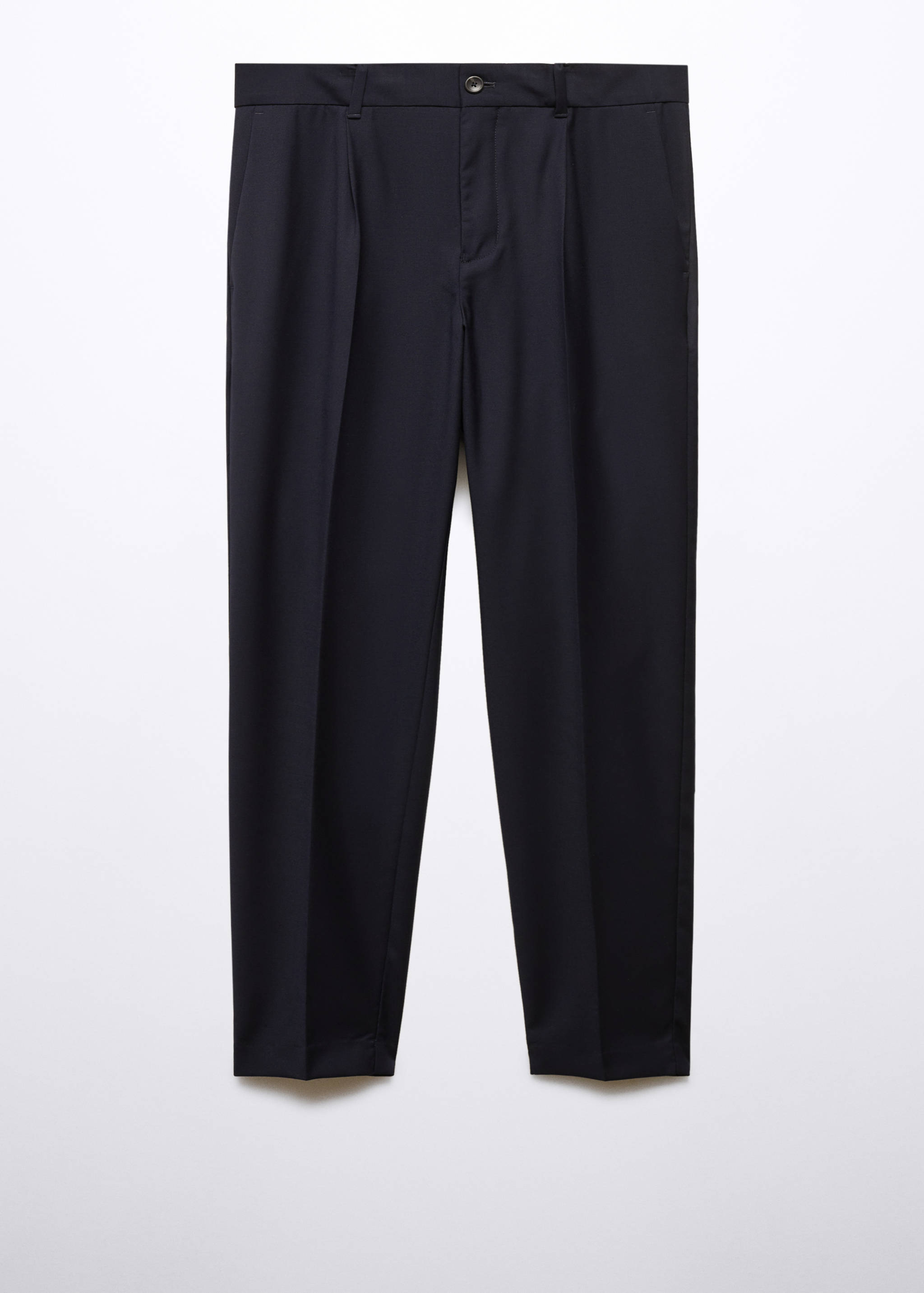 Virgin wool pleated pants - Article without model
